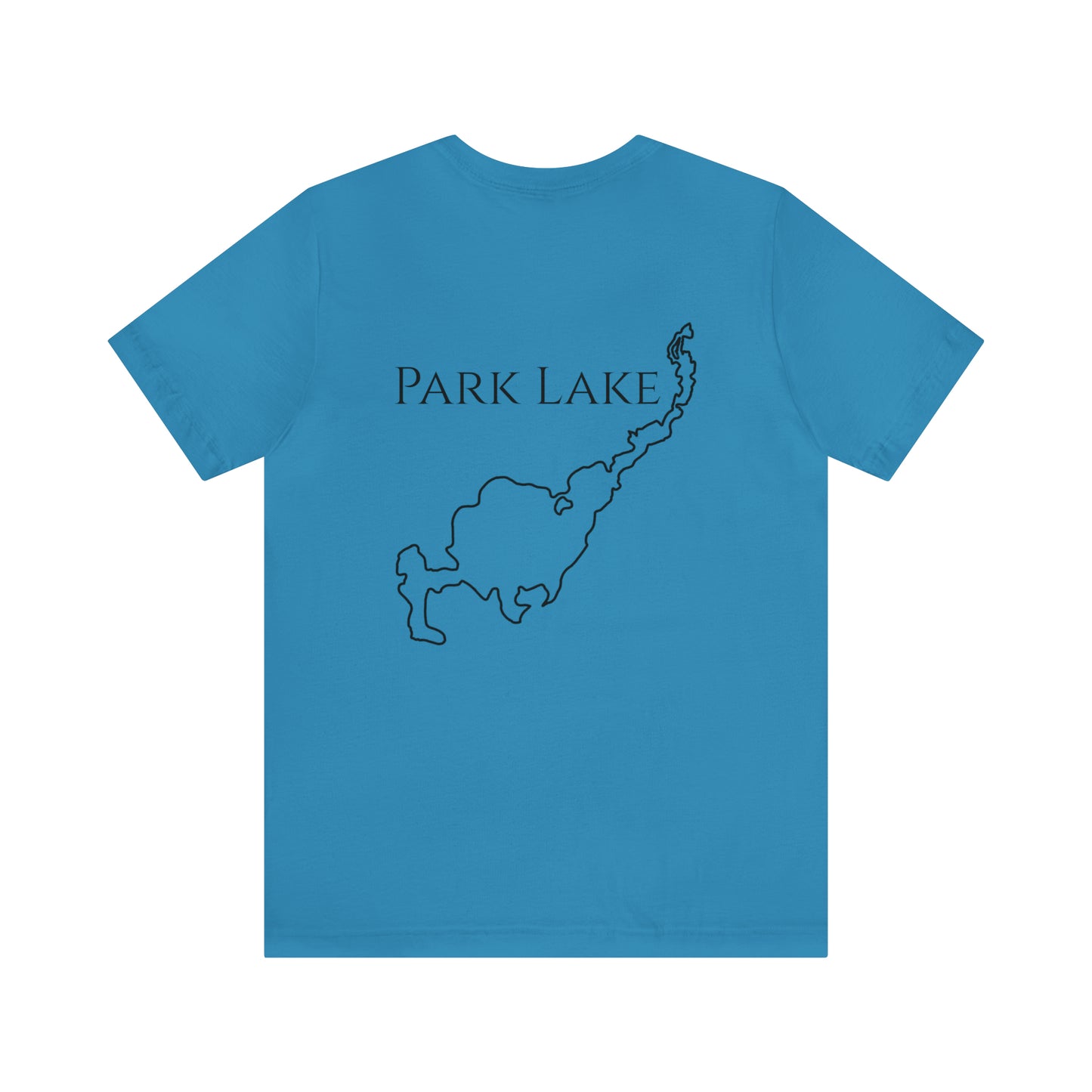 Paddle Board Female - Park Lake Unisex Lightweight Short Sleeve Tee