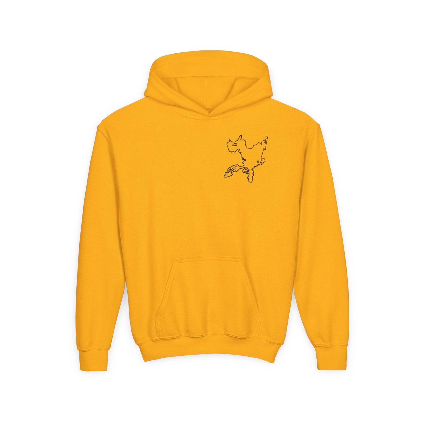 Fishing off Dock Okauchee Lake Youth Hoodie