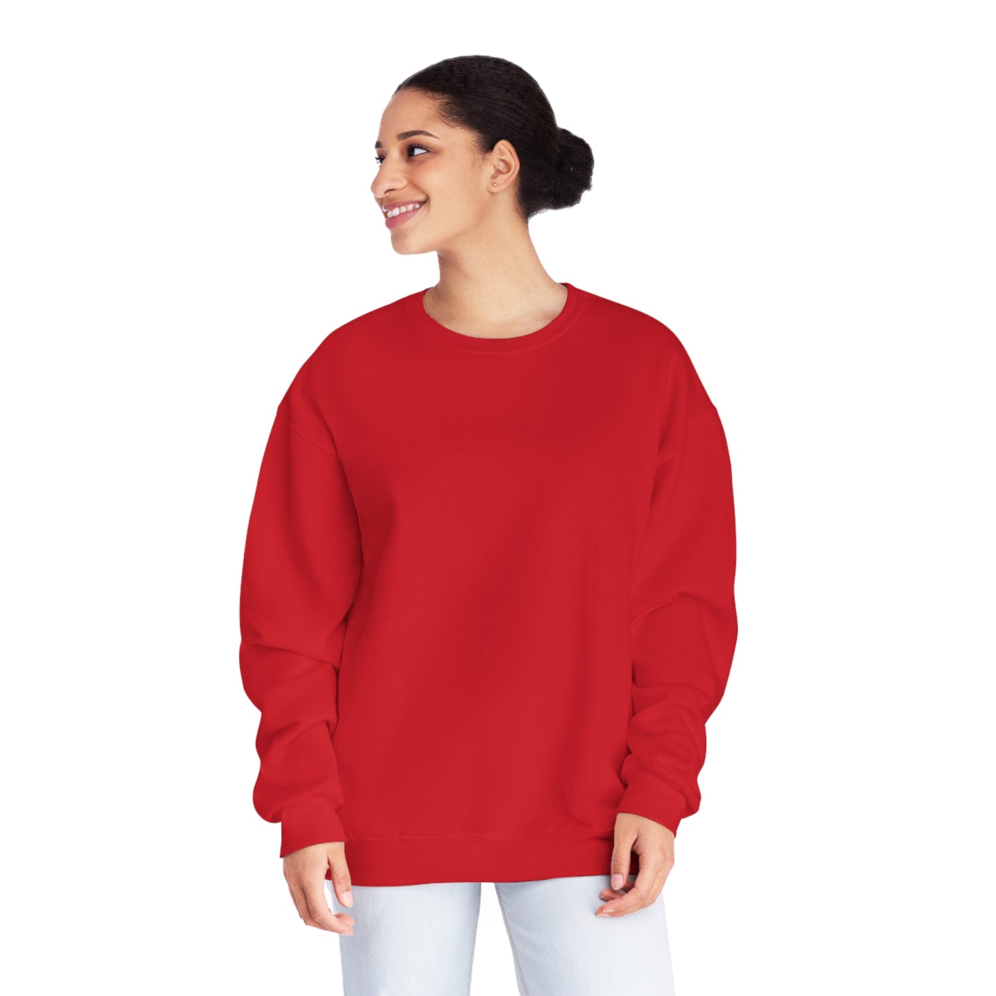 Copy of Pike Mockup 1 Crewneck Sweatshirt budwiser red