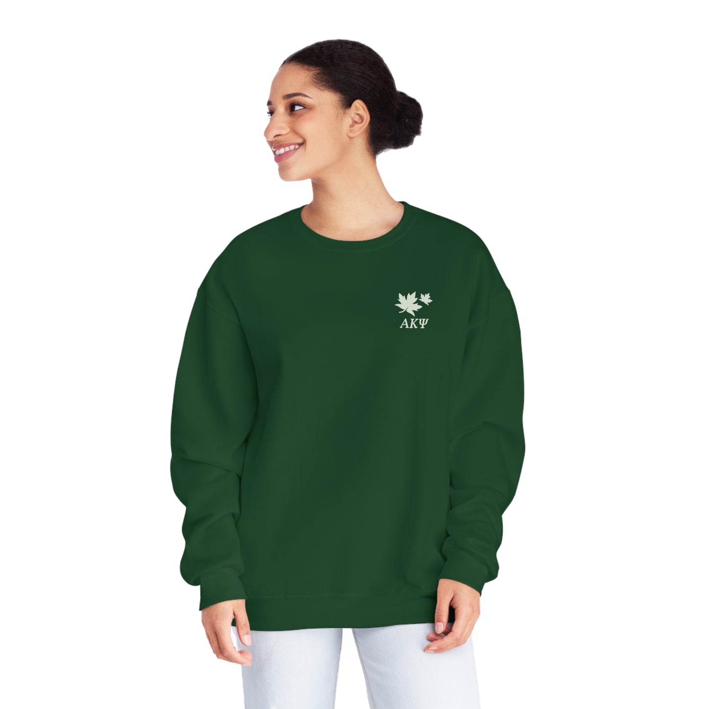 Fall 22 AkPsi With Leaf - Unisex NuBlend® Crewneck Sweatshirt
