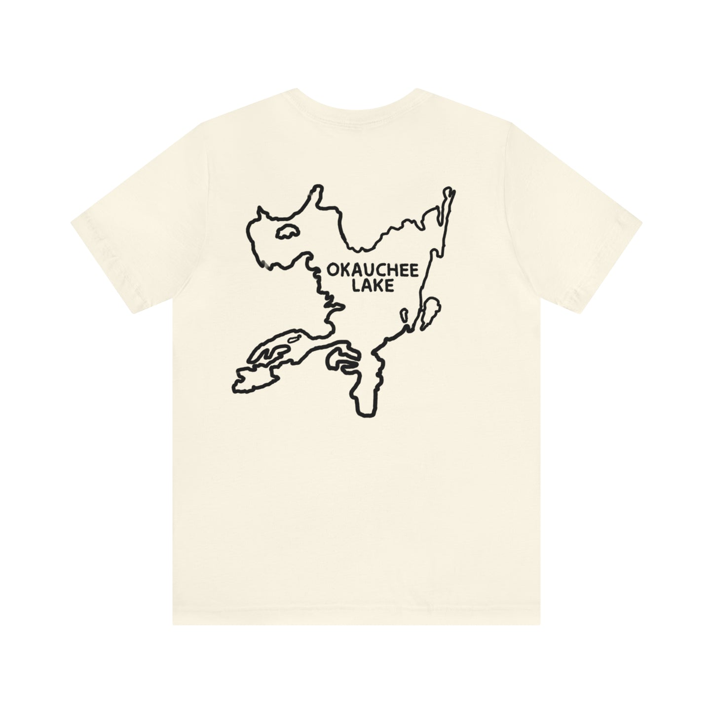 Okauchee Lake, Standup Jetski Fall - Unisex Lightweight Short Sleeve Tee
