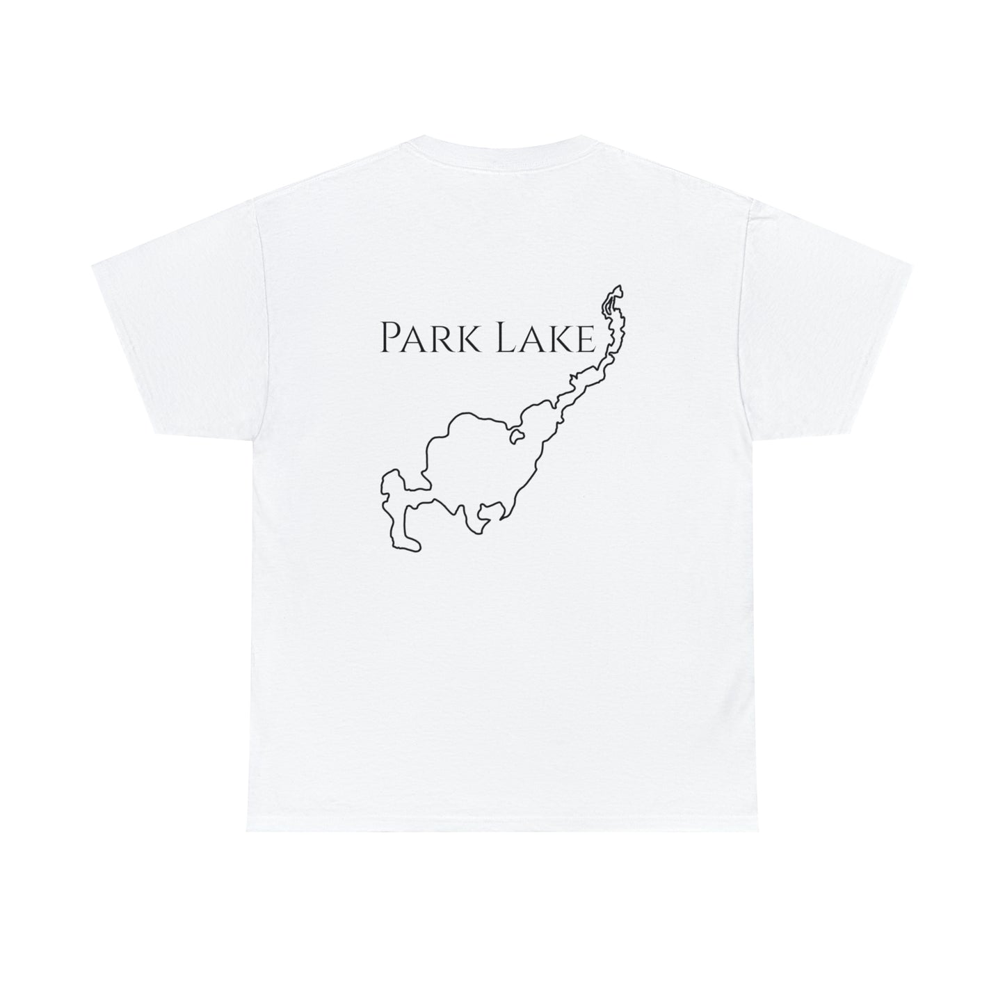 Paddle Board Girl - Park Lake Unisex Heavy Tee Shirt