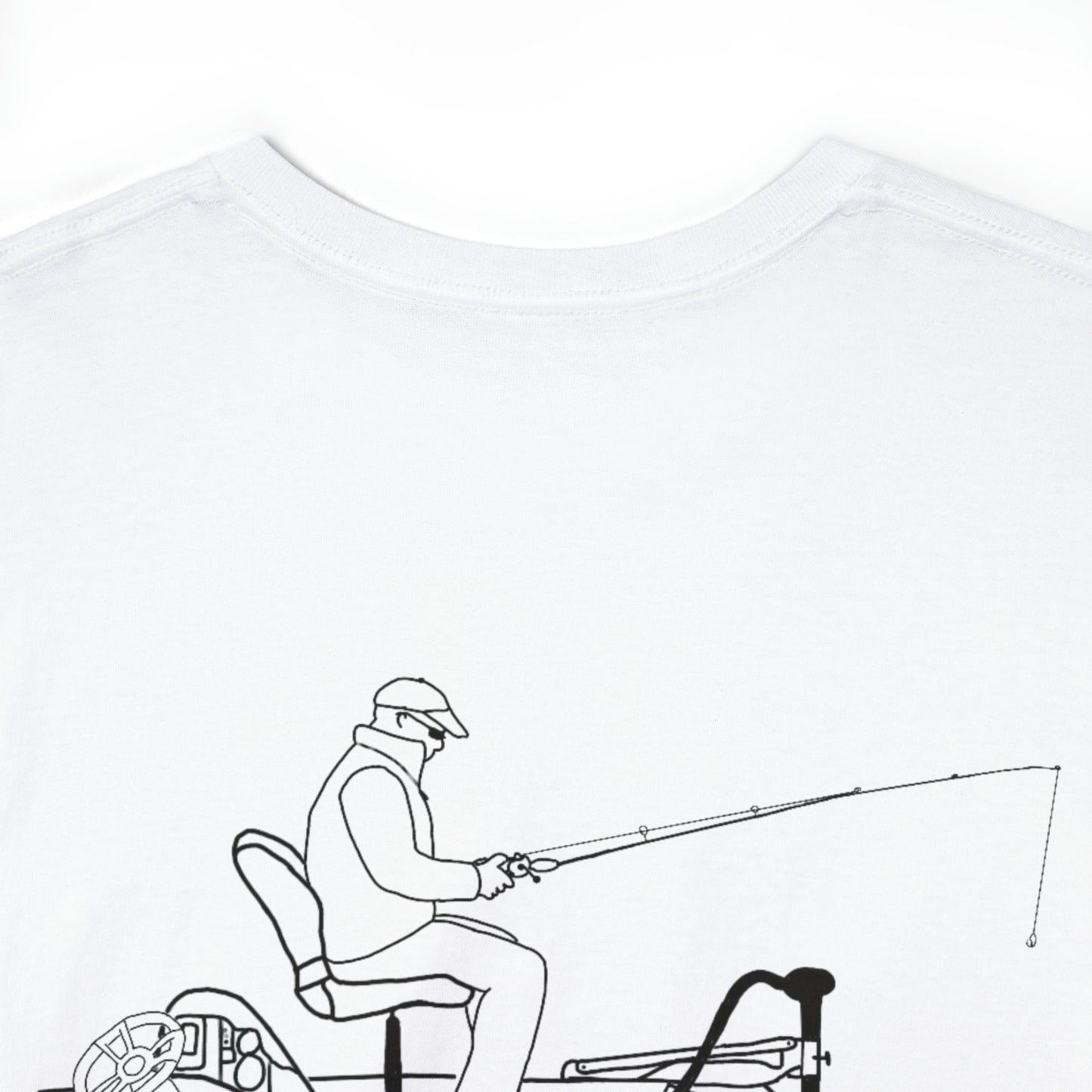 Trolling Motor Fishing - Lac LaBelle Unisex Heavy Tee Shirt