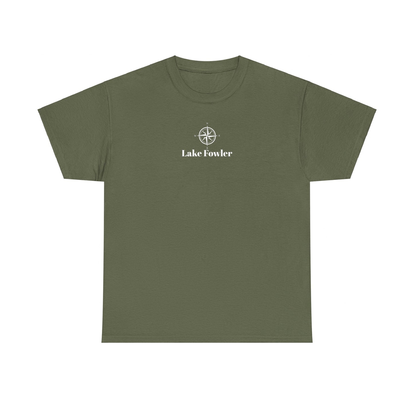 Lake Fowler Compass Rose Unisex Heavy Cotton Tee