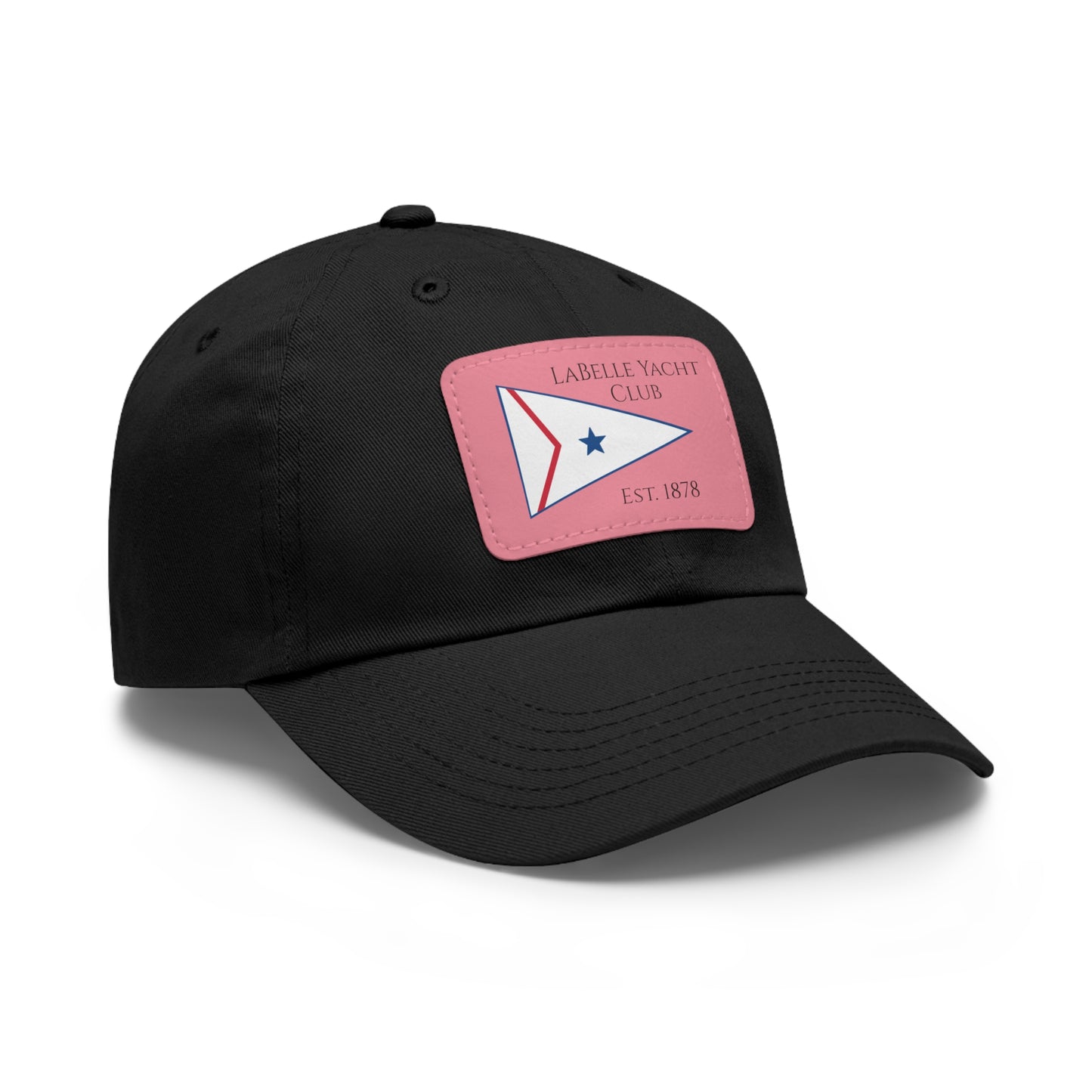 LaBelle Yacht Club Embroidered Hat with Leather Patch