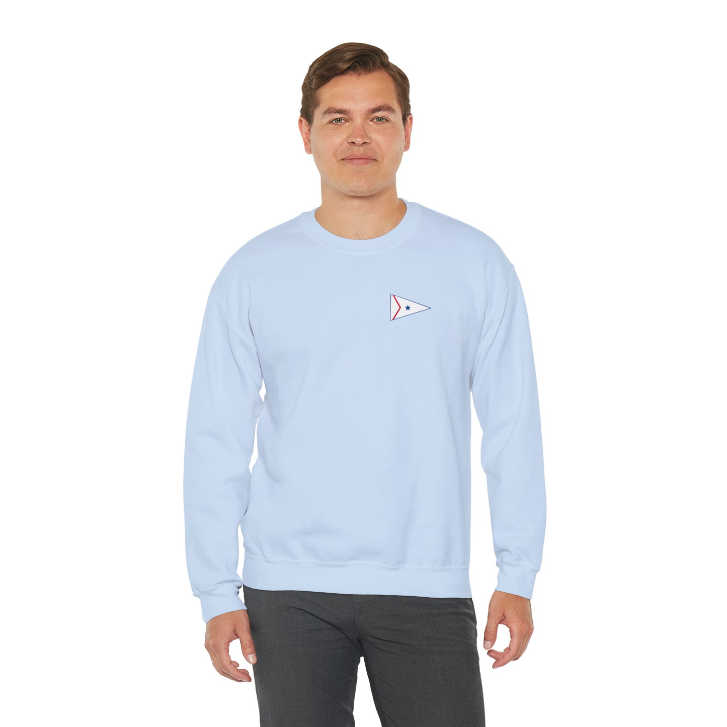 LaBelle Yacht Club Patch Plain Unisex Crewneck Sweatshirt Heavy Blend™
