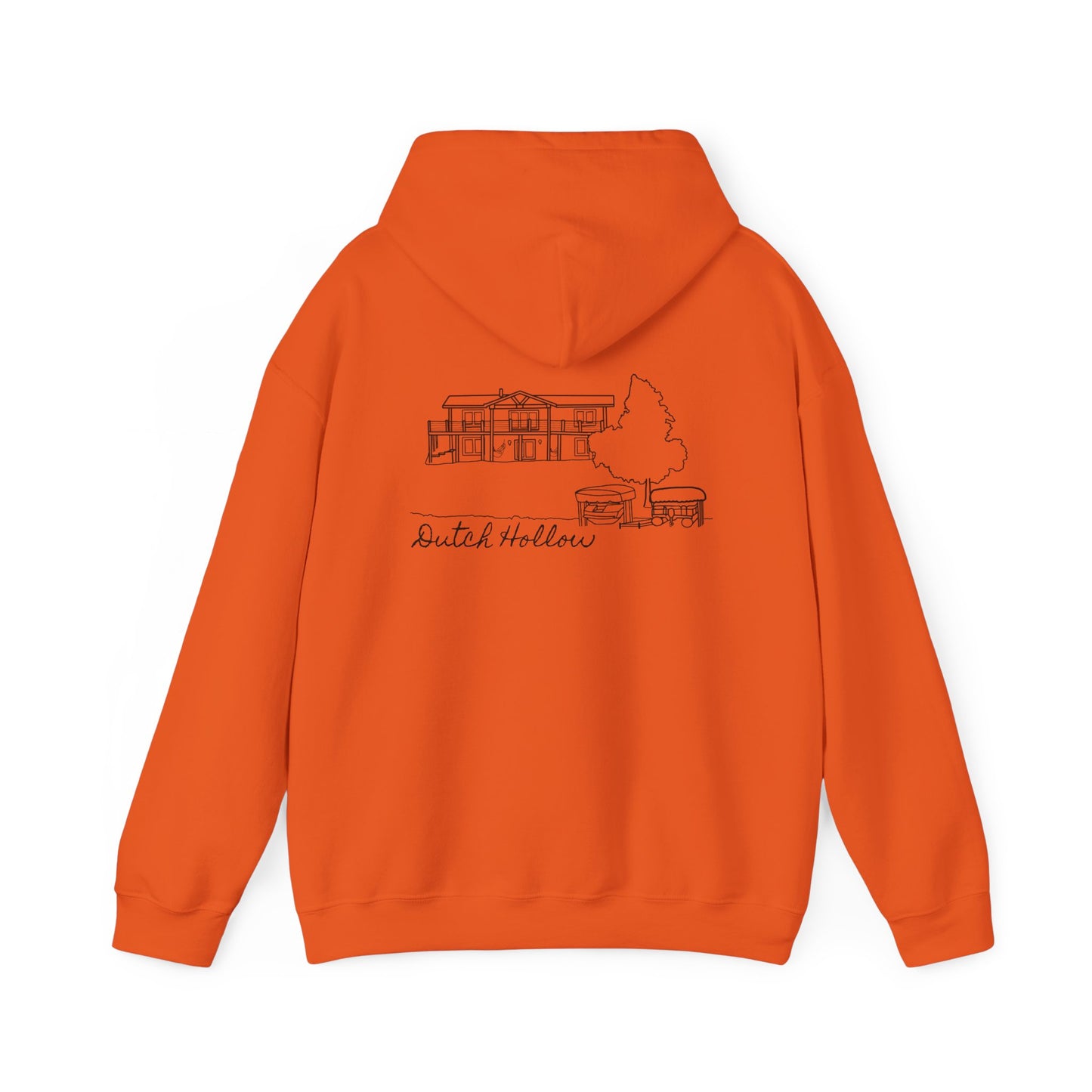 Beer Die Dutch Hollow Cabin - Unisex Heavy Blend Hooded Sweatshirt