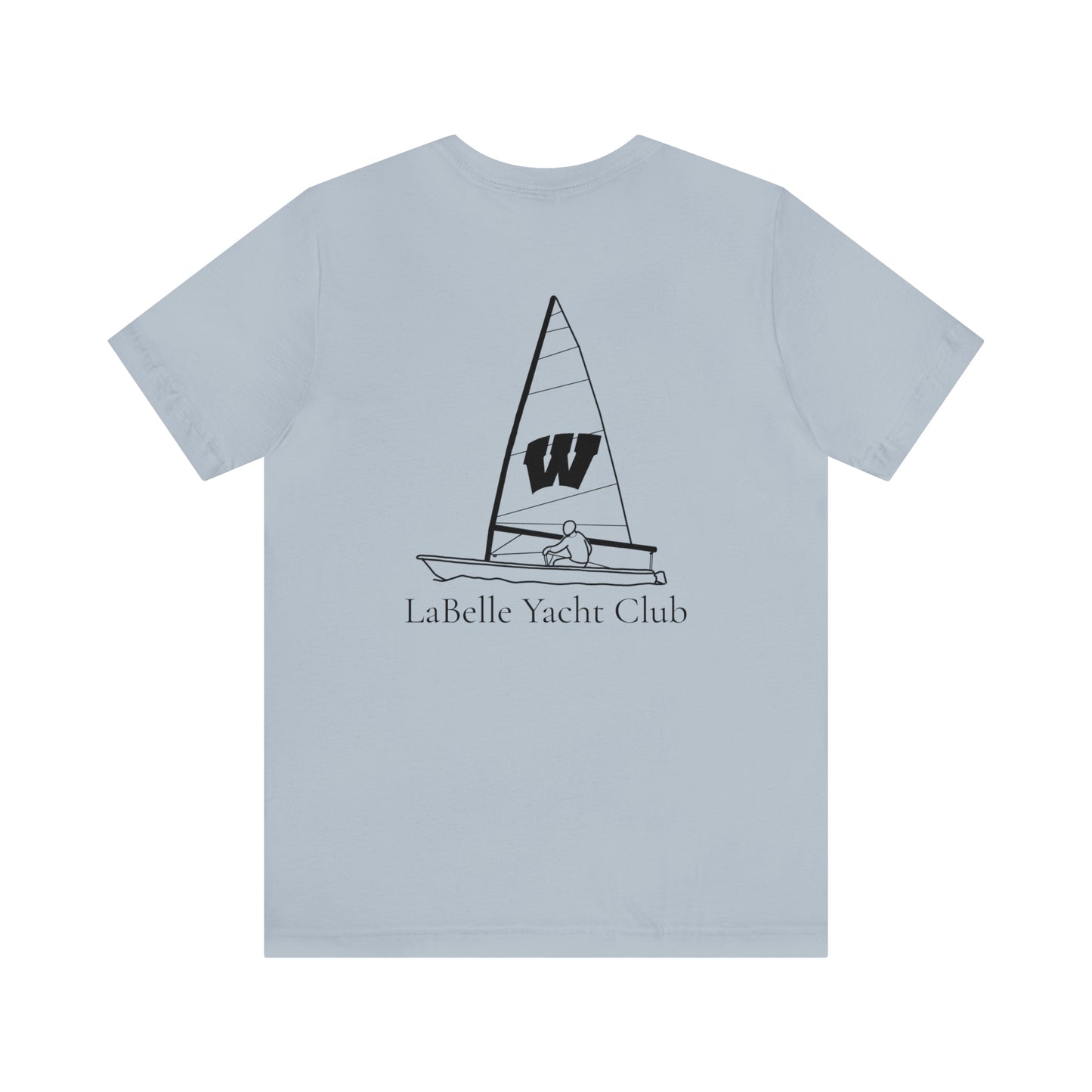 LaBelle Yacht Club Wisconsin Sailing - Unisex Lightweight Short Sleeve Tee