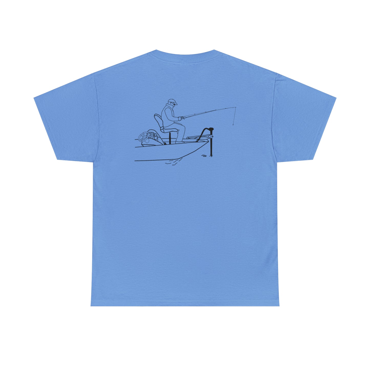 Okauchee Lake, Trolling Motor Fishing - Unisex Heavy Tee Shirt