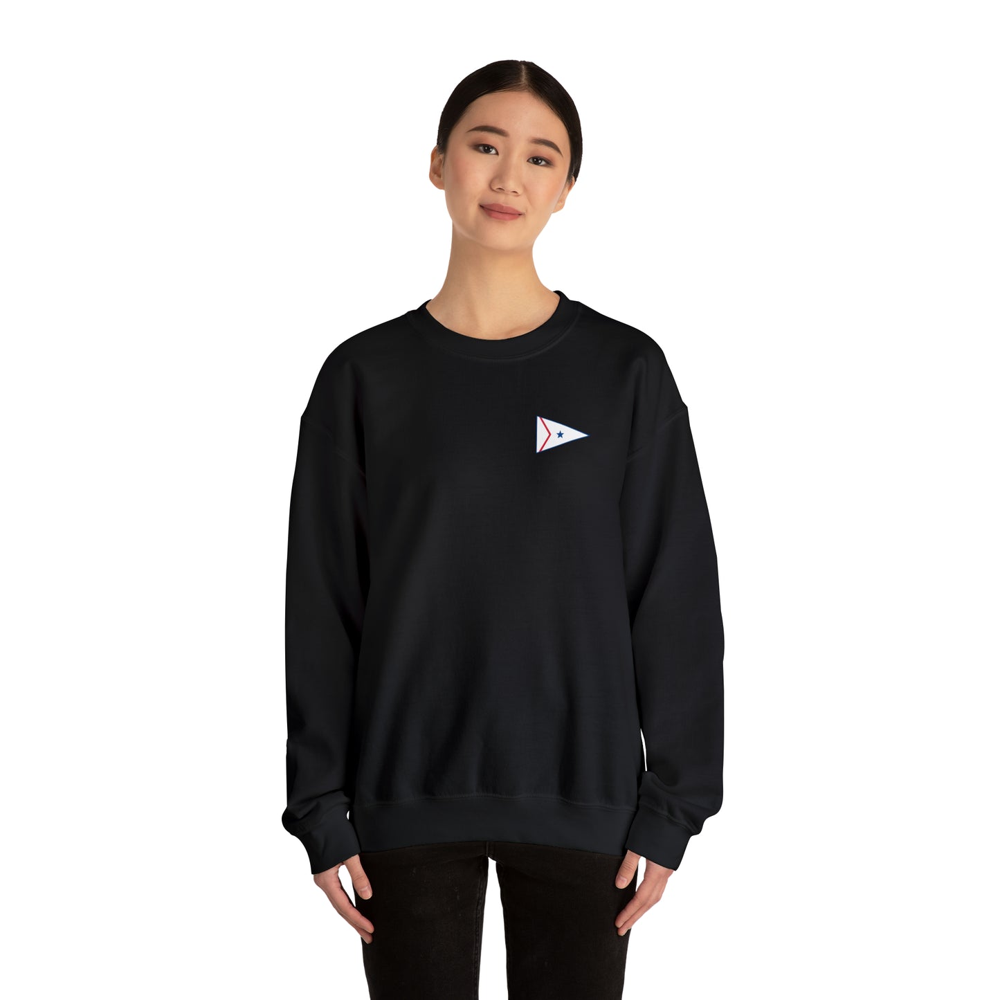 LaBelle Yacht Club Patch Plain Unisex Crewneck Sweatshirt Heavy Blend™