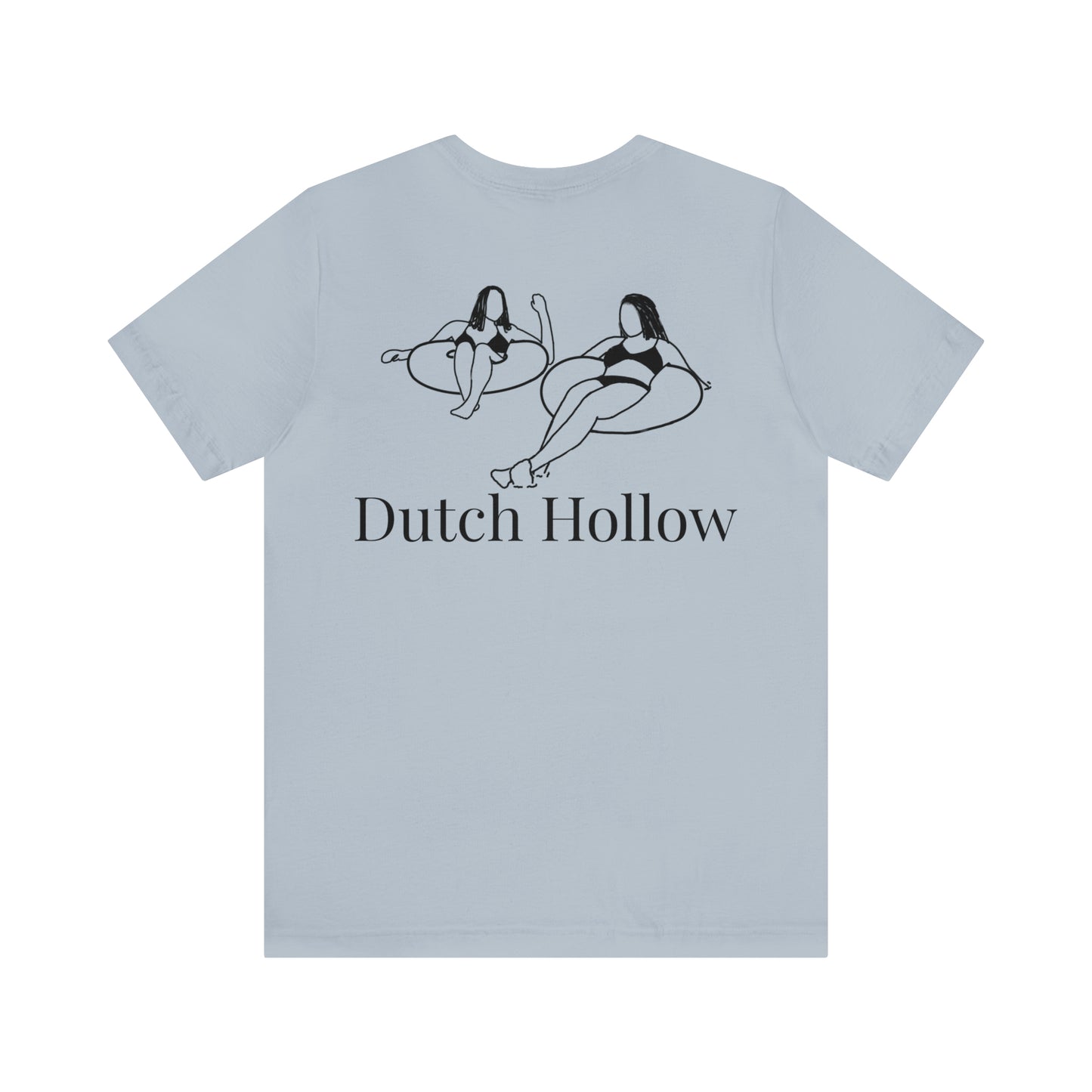Dutch Hollow Lake, Inner Tube Girls - Unisex Lightweight Short Sleeve Tee