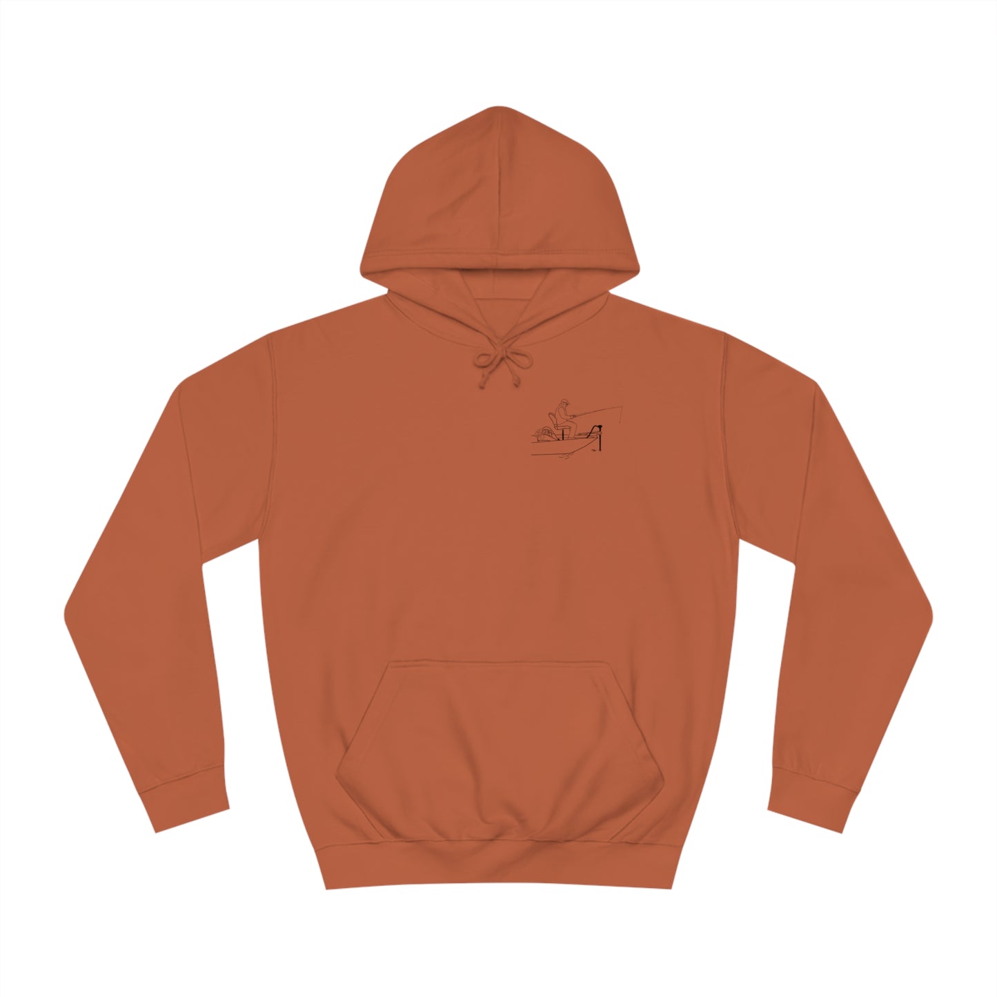 Trolling Motor Fishing Patch - Lac LaBelle Unisex Hoodie Medium Weight