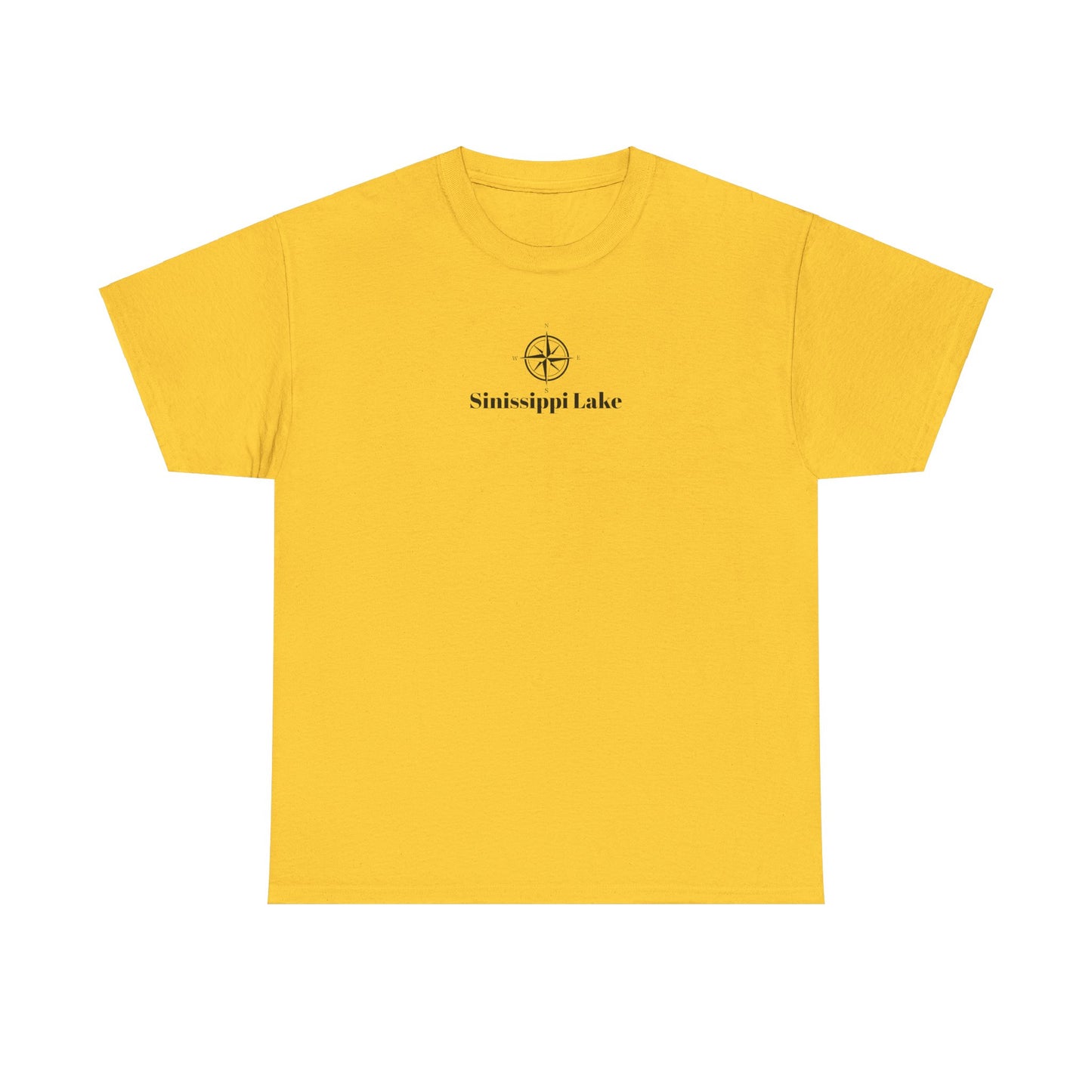 Sinissippi Lake Compass Rose Unisex Heavy Cotton Tee
