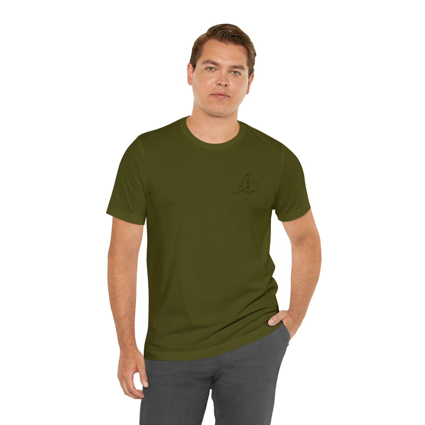 Bottle Patch - lac LaBelle Unisex Lightweight Short Sleeve Tee
