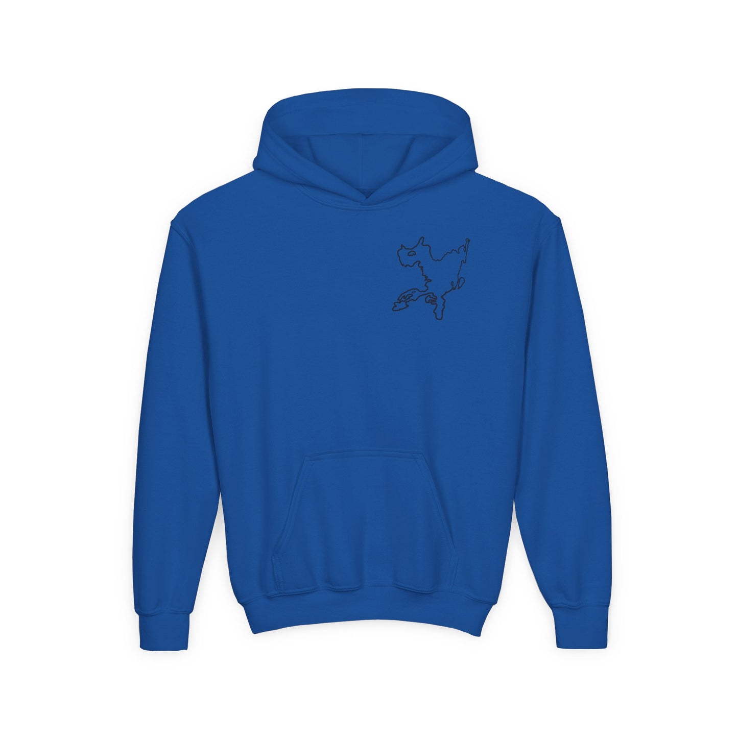 Fishing off Dock Okauchee Lake Youth Hoodie