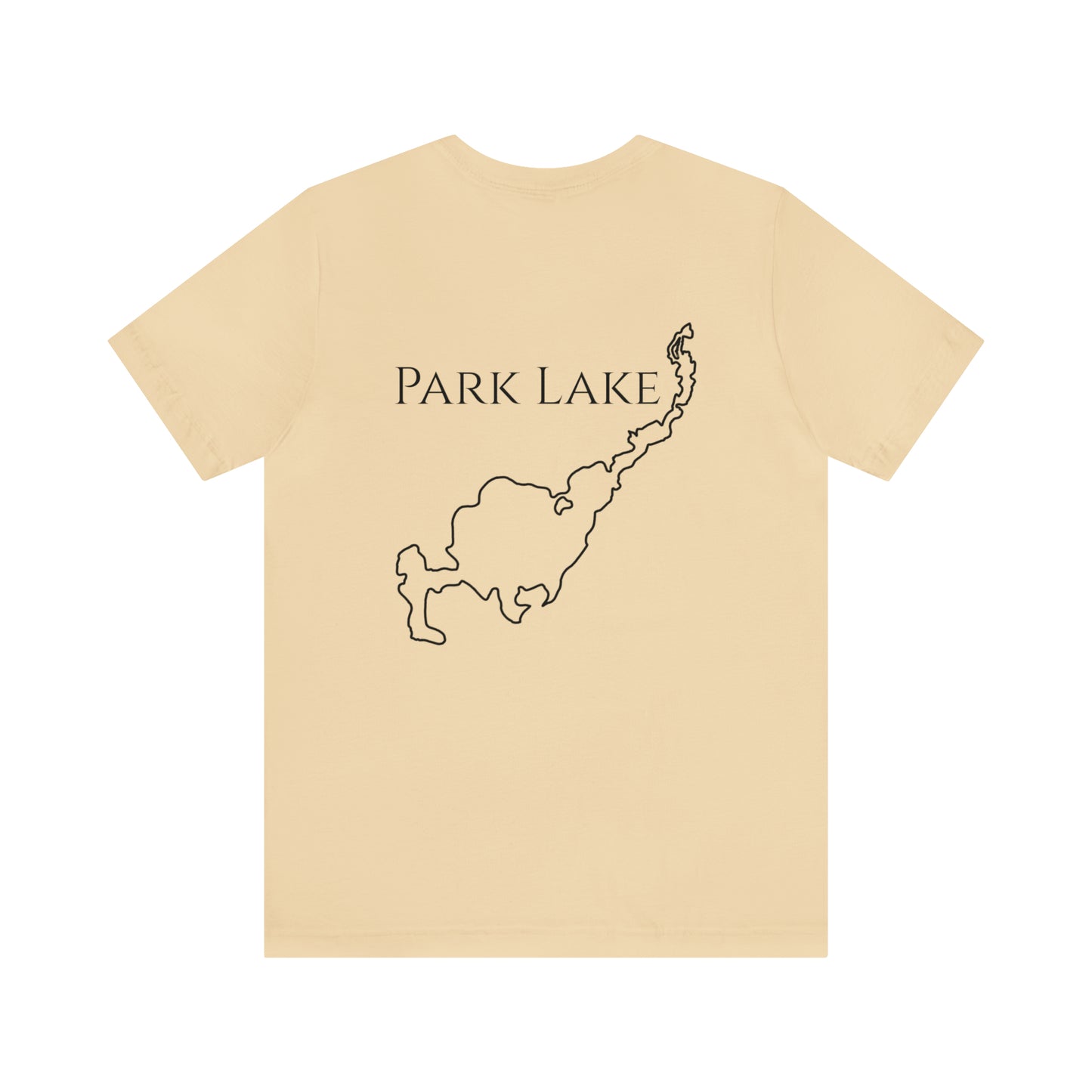 Paddle Board Female - Park Lake Unisex Lightweight Short Sleeve Tee