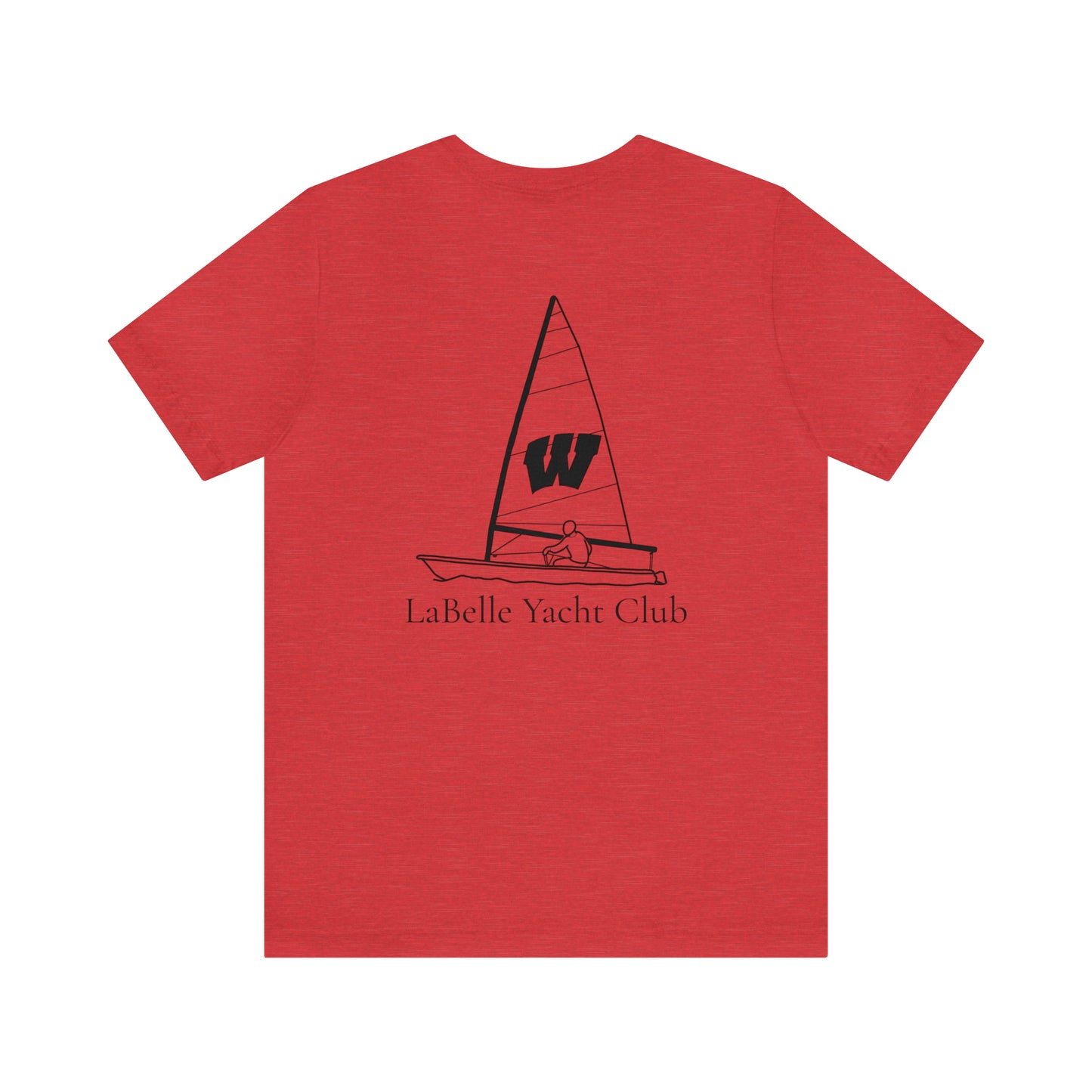 LaBelle Yacht Club Wisconsin Sailing - Unisex Lightweight Short Sleeve Tee
