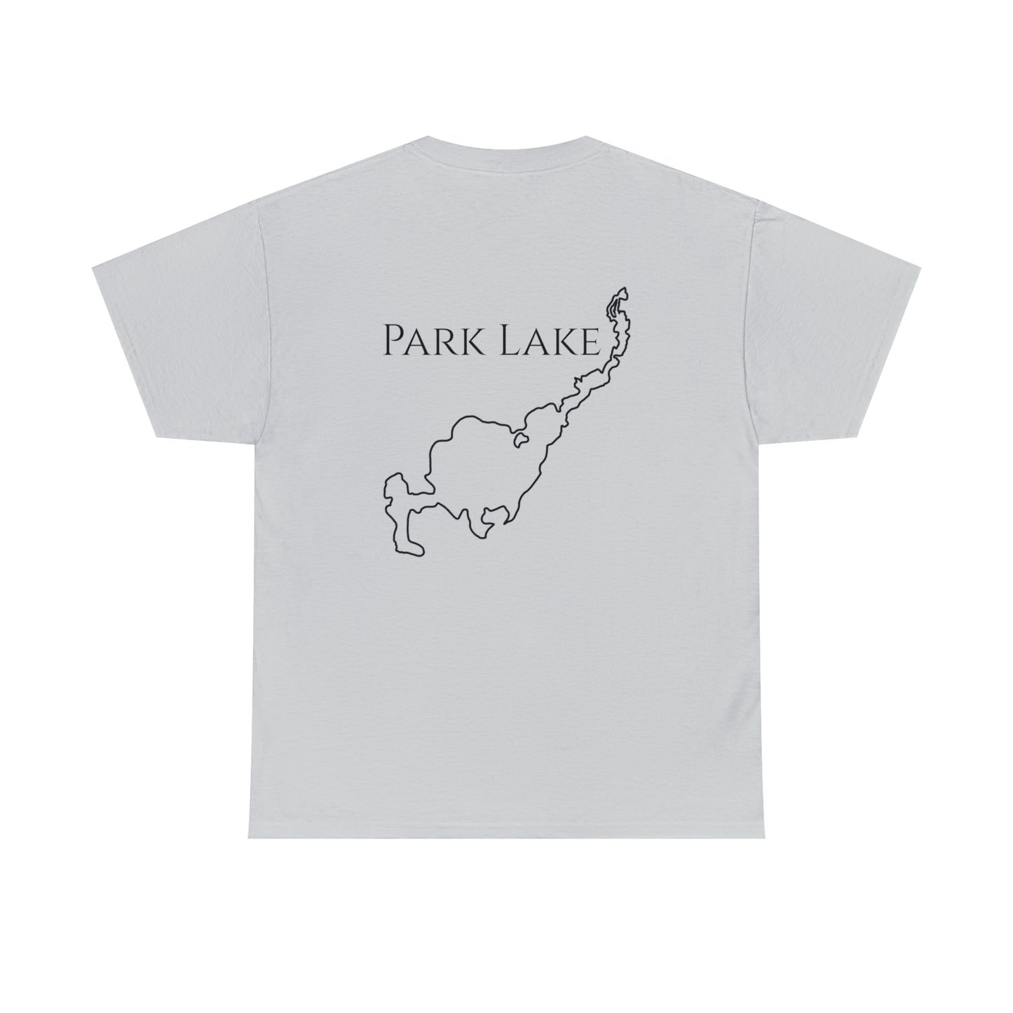 Paddle Board Girl - Park Lake Unisex Heavy Tee Shirt