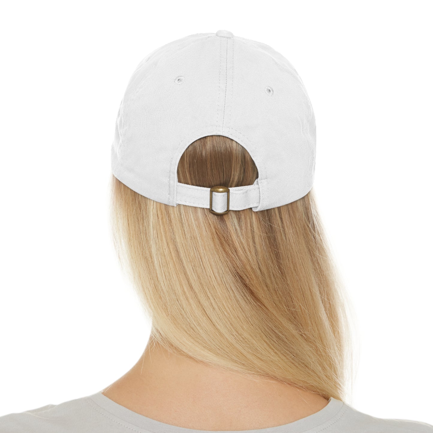 Park Lake Embroidered Hat with Leather Patch
