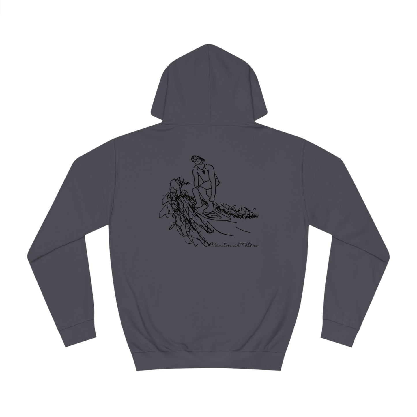 Manitowish Waters Surf Sketch - Lac LaBelle Unisex Hoodie Medium Weight