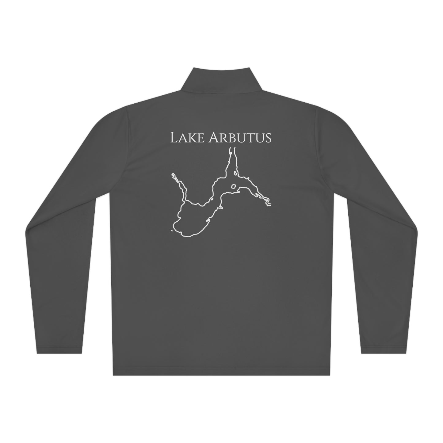 Lake Arbutus Unisex Quarter-Zip - compass rose patch