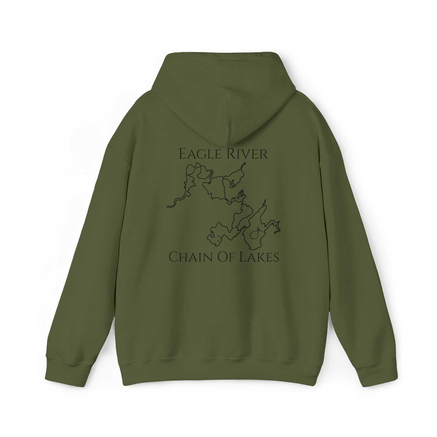 Eagle River Inner Tube Girl - Unisex Heavy Blend Hooded Sweatshirt