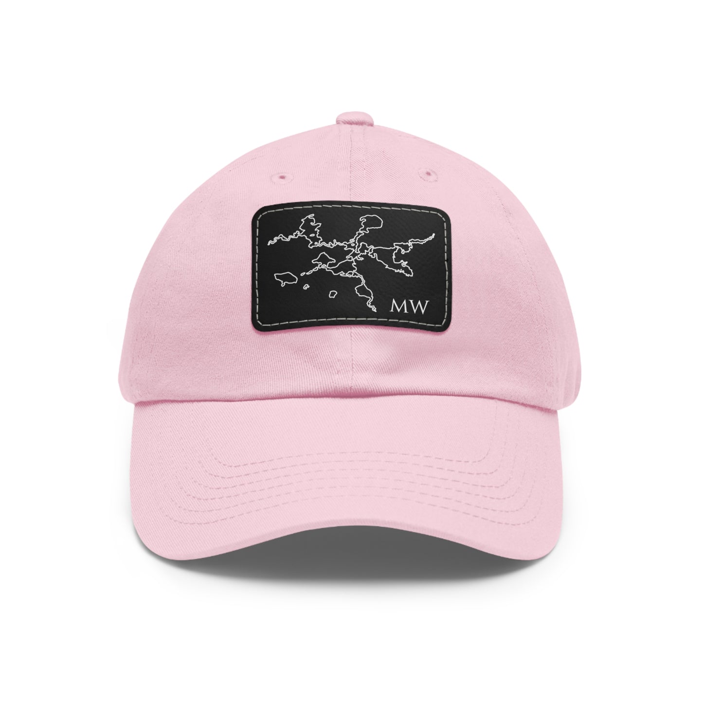 Mantowish Waters Embroidered Hat with Leather Patch