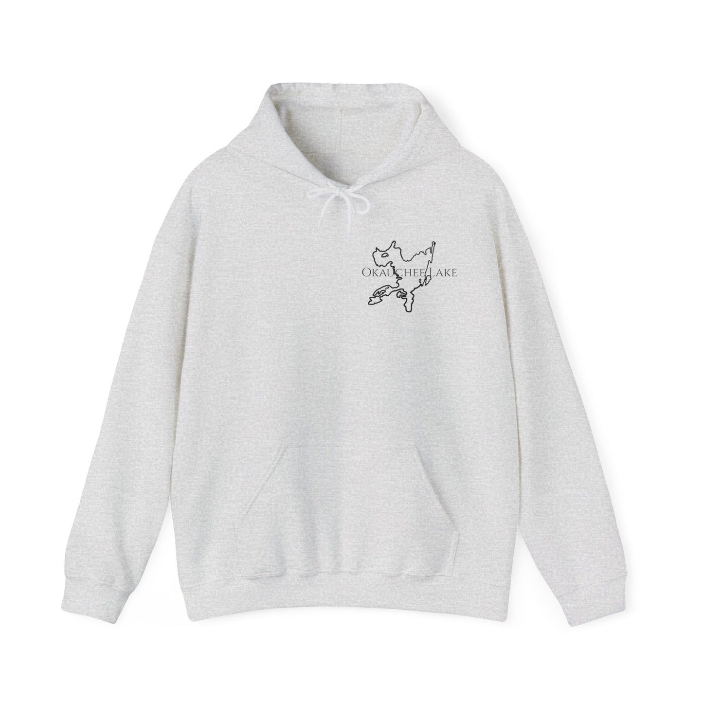 Surfing Sketch (Okauchee Lake) Unisex Heavy Blend Hooded Sweatshirt