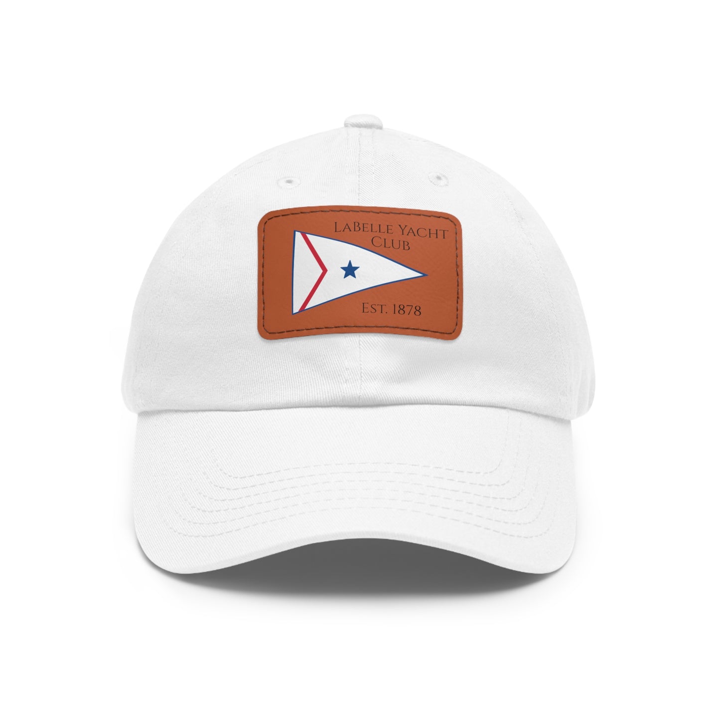 LaBelle Yacht Club Embroidered Hat with Leather Patch