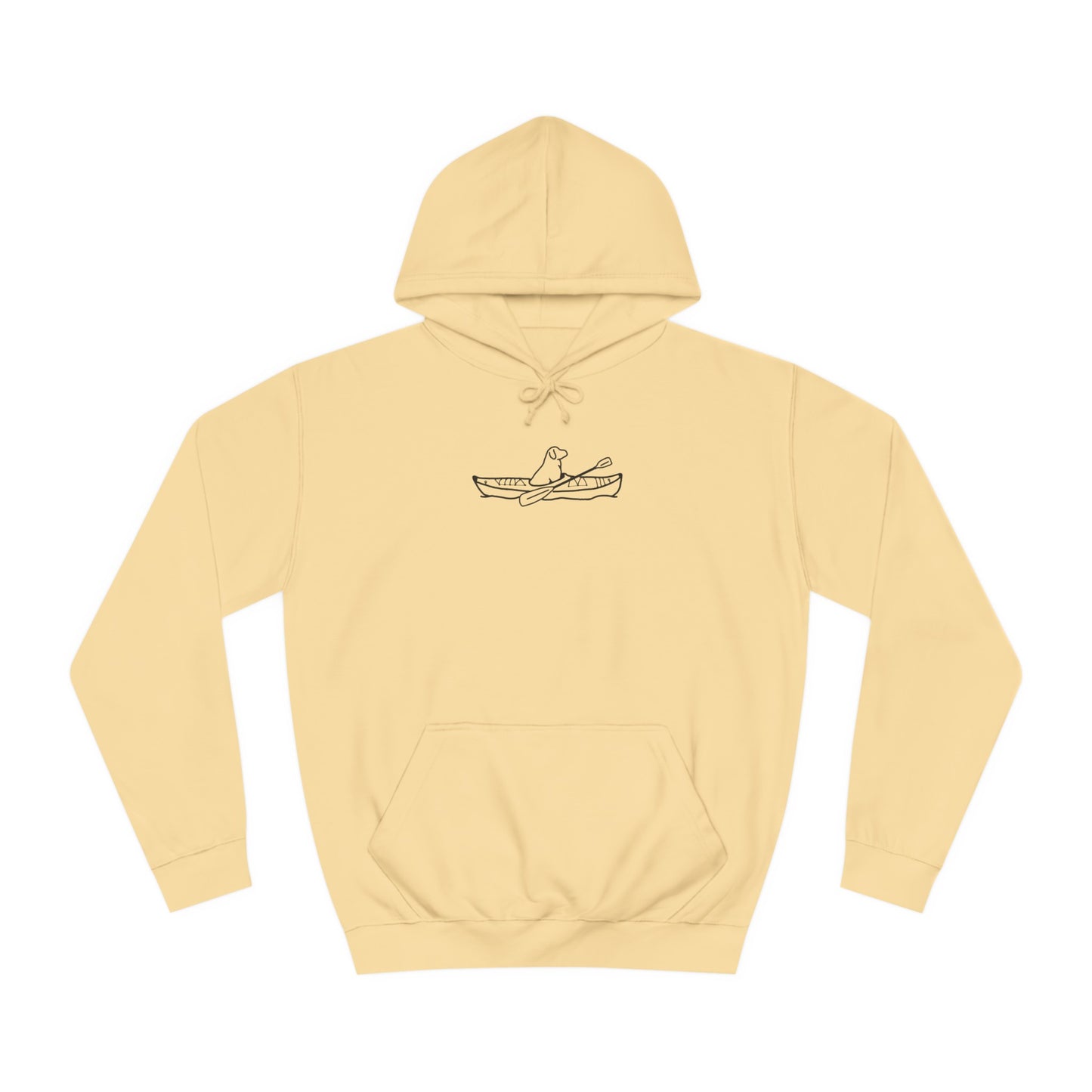 Kayak Dog - Lab Plain - Unisex Medium Weight Hoodie