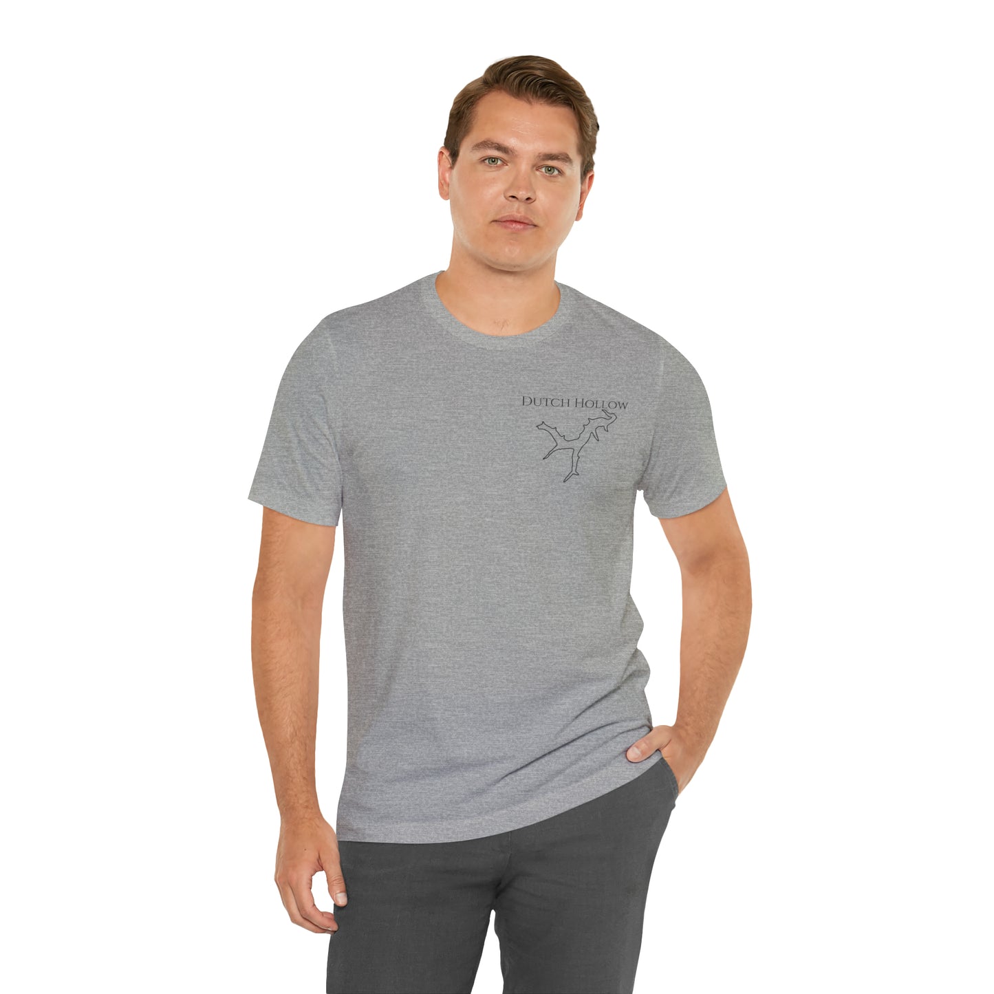 Dutch Hollow Lake, Wakeboard Float Plane - Unisex Lightweight Short Sleeve Tee