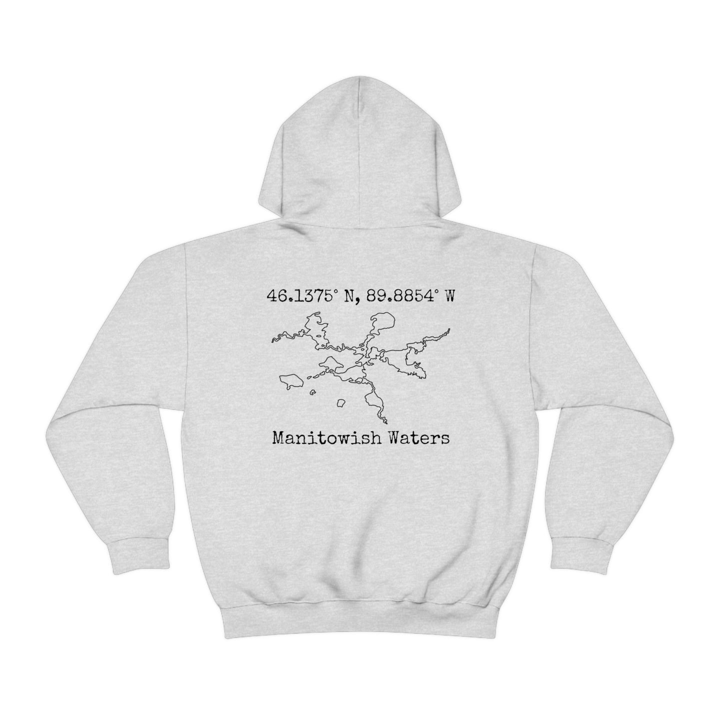 Manitowish Waters Standup Jetski - Unisex Heavy Blend Hooded Sweatshirt