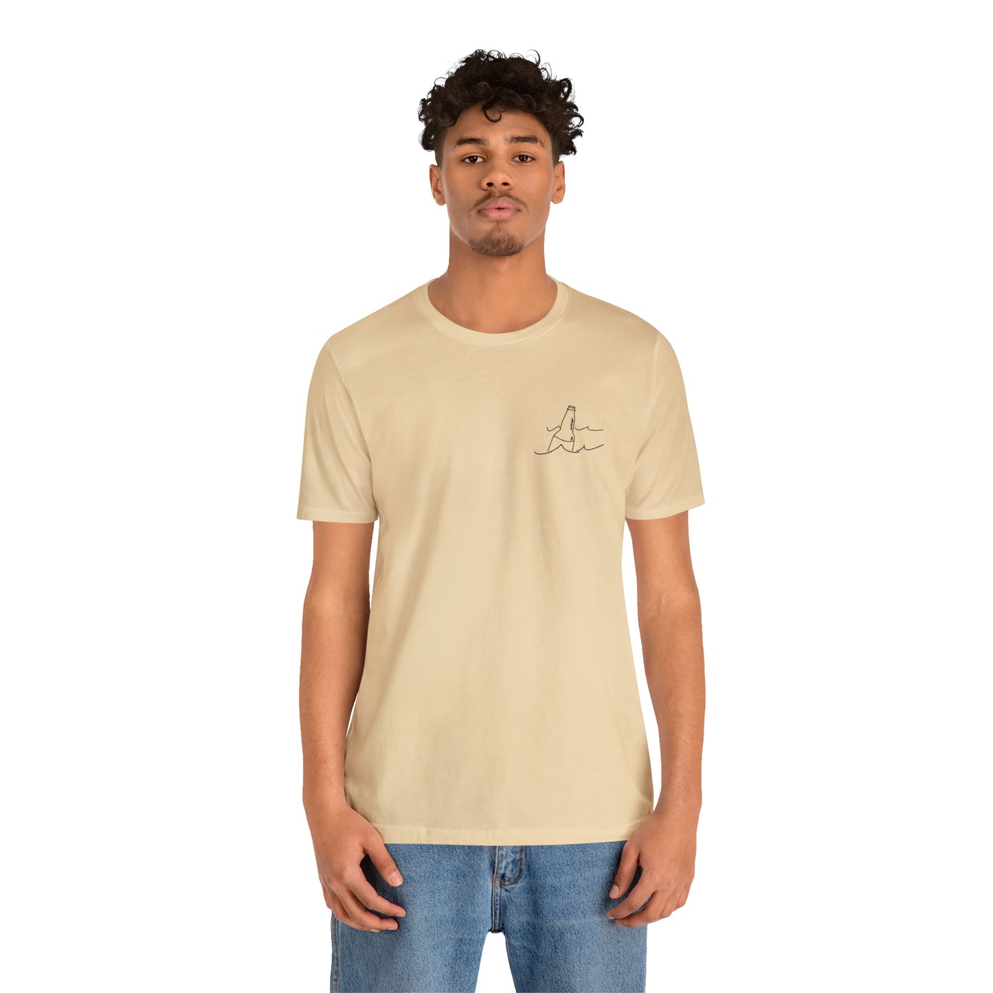 Bottle Patch - lac LaBelle Unisex Lightweight Short Sleeve Tee