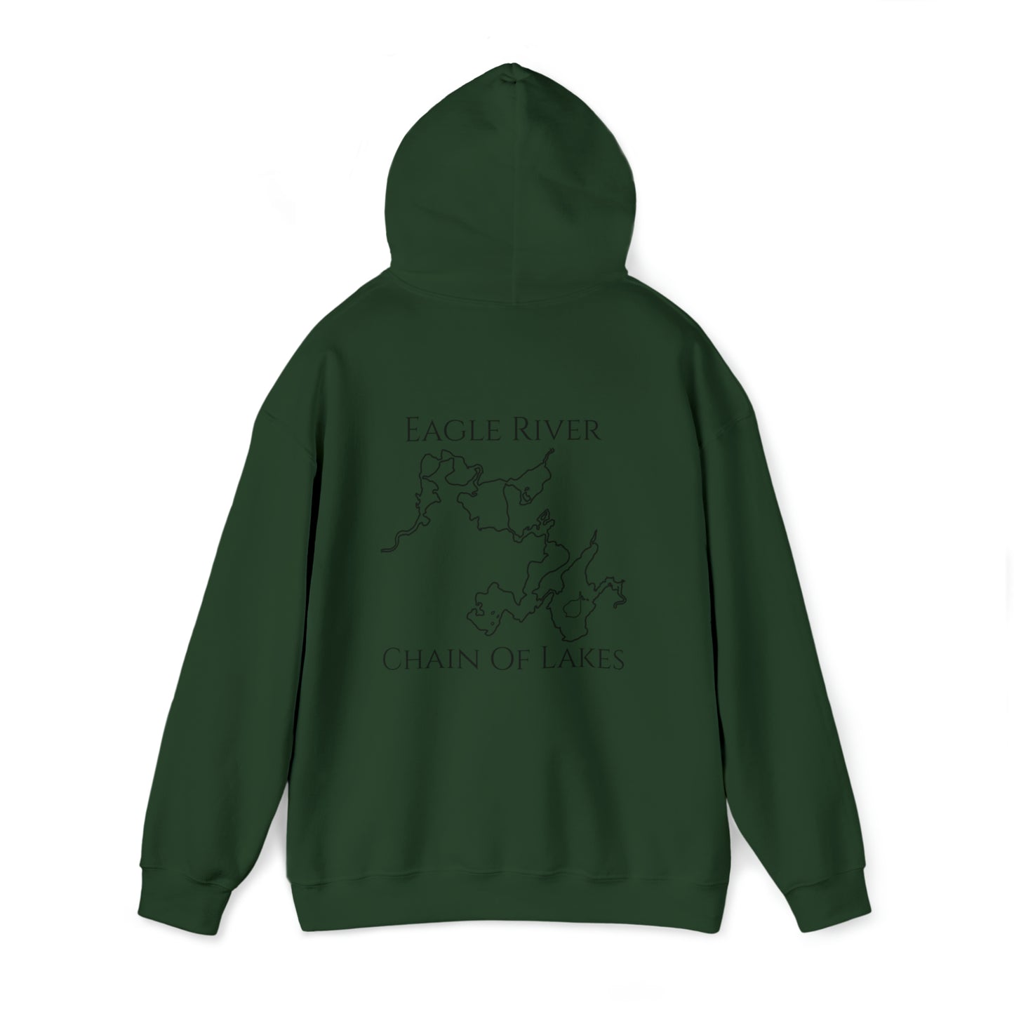 Eagle River Inner Tube Girl - Unisex Heavy Blend Hooded Sweatshirt