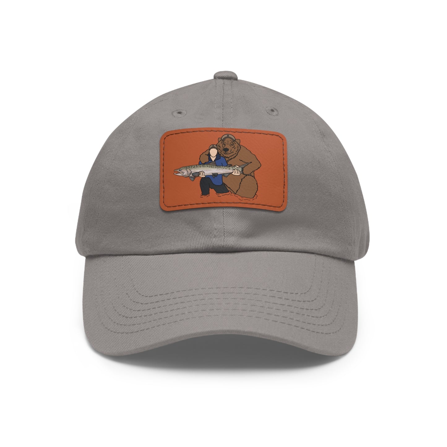 Papa Bear Plain - Hat with Leather Patch