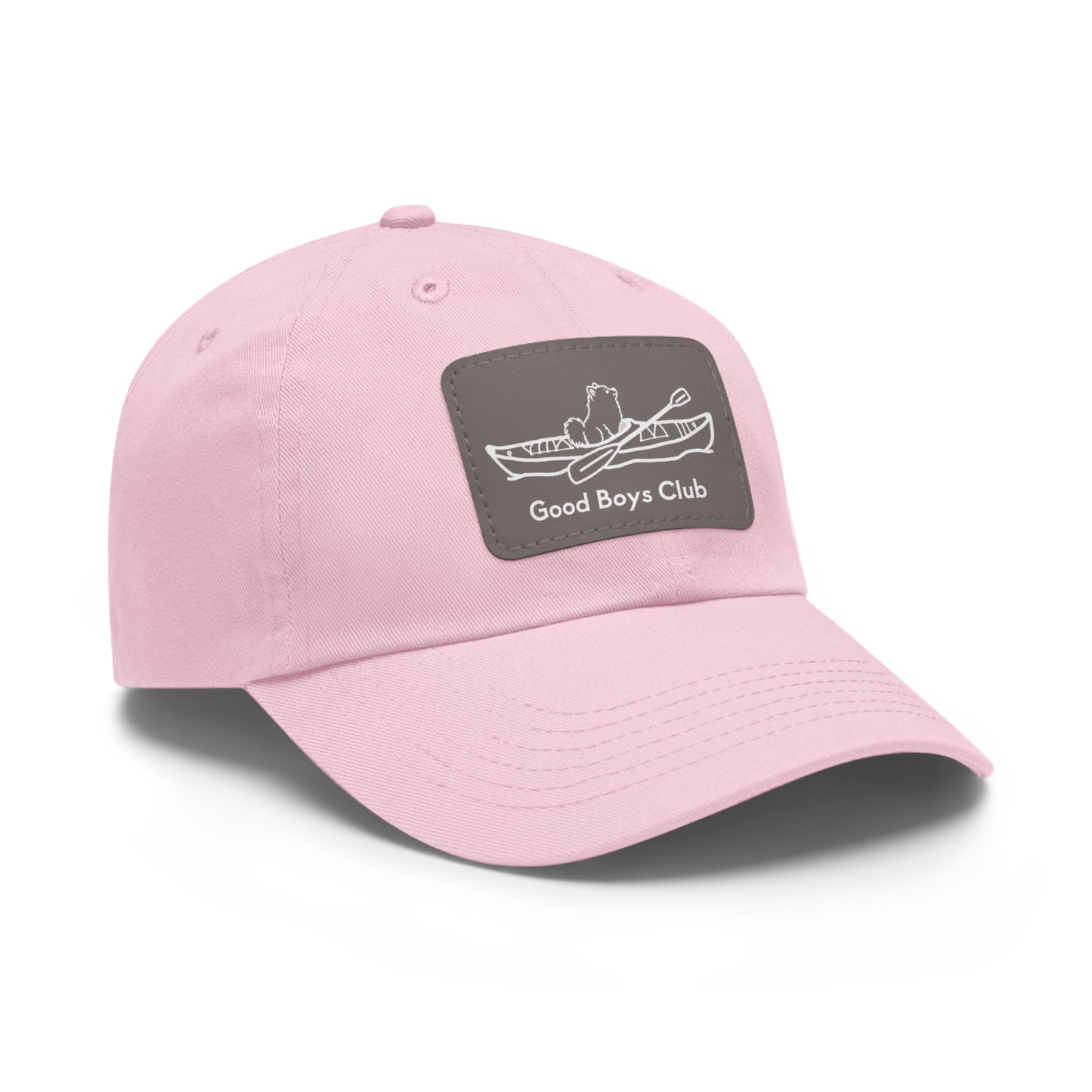 Good Boys Club Pomeranian Kayak Dog - Hat with Leather Patch