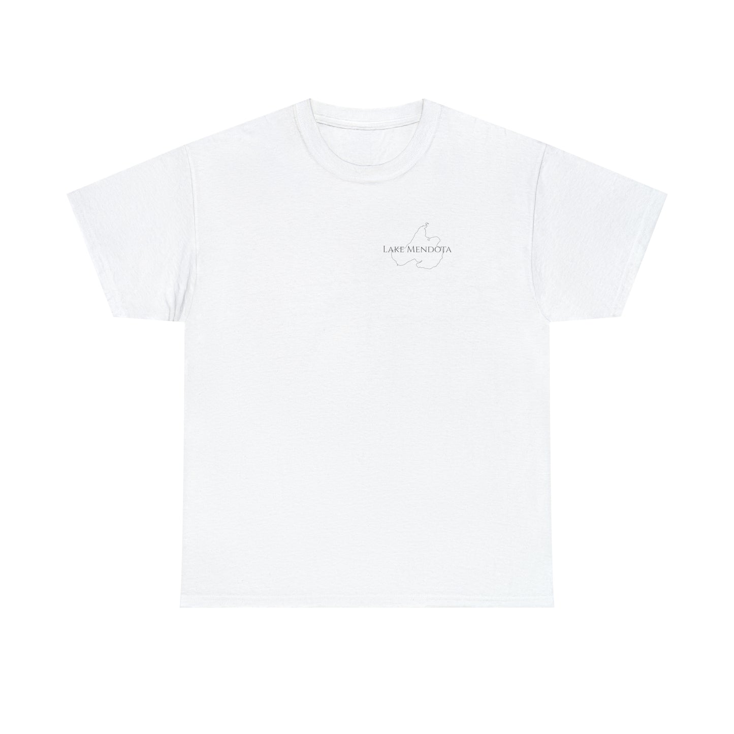 Lake Mendota, Wisconsin Sailing - Unisex Heavy Tee Shirt