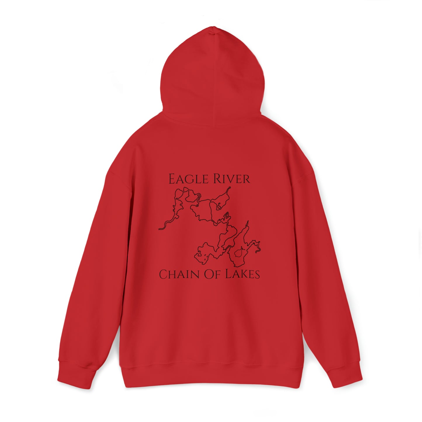 Eagle River Inner Tube Girl - Unisex Heavy Blend Hooded Sweatshirt