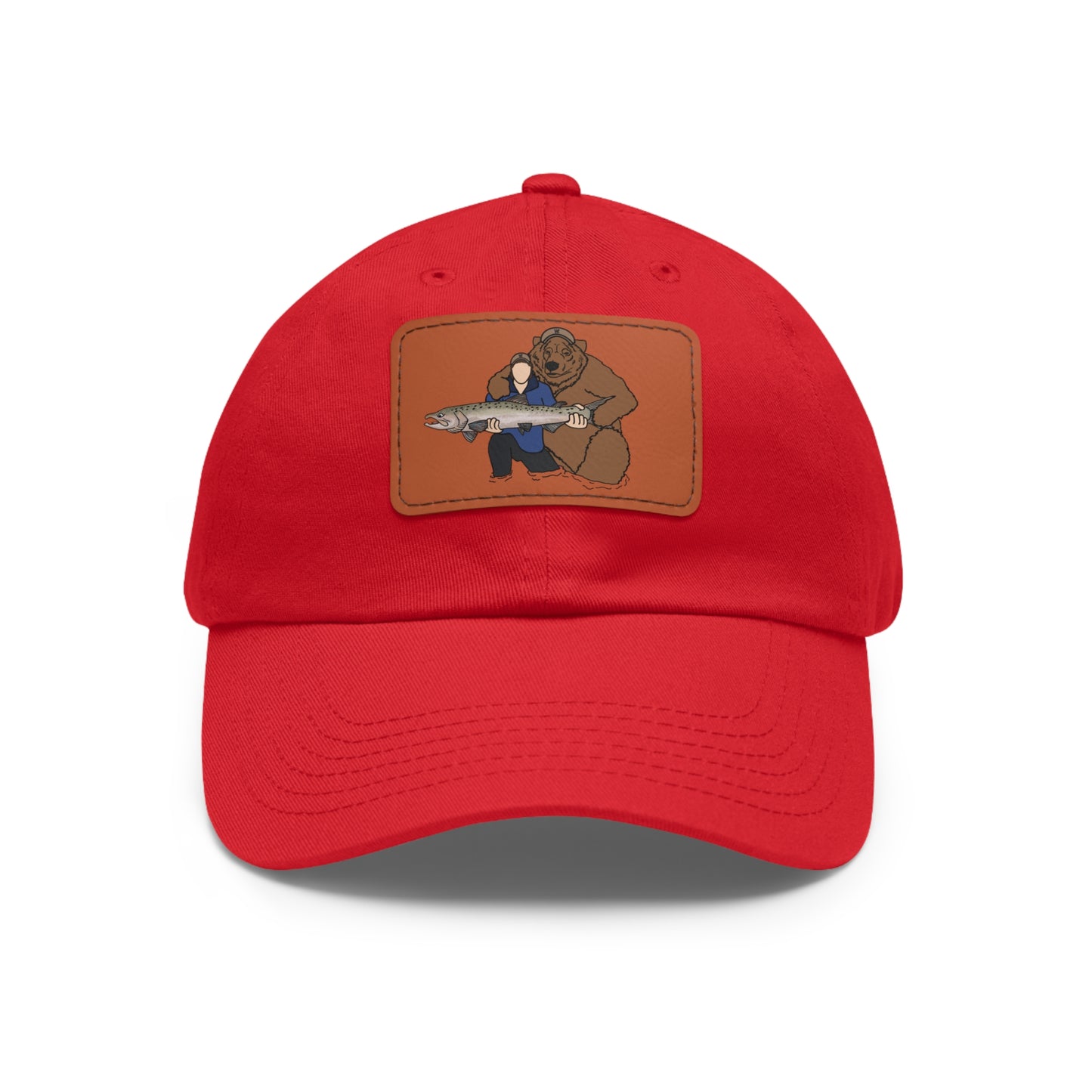 Papa Bear Plain - Hat with Leather Patch