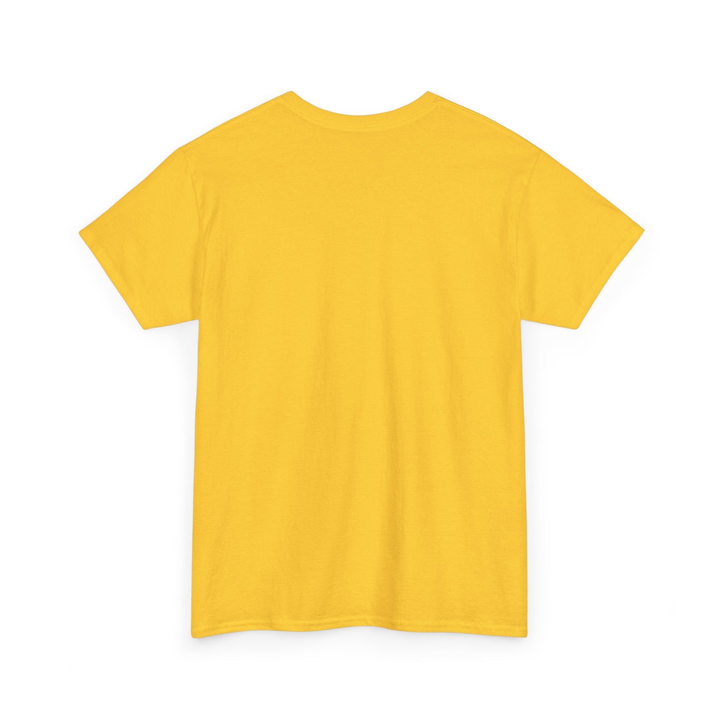 Unisex Heavy Cotton Tee (Kayak Dog Golden Retriever Design)