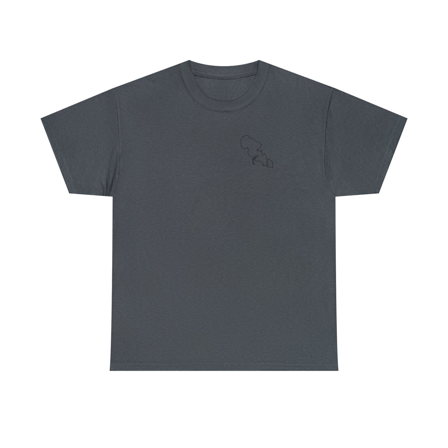 Surf Sketch -Lac LaBelle Unisex Heavyweight Short Sleeve Tee