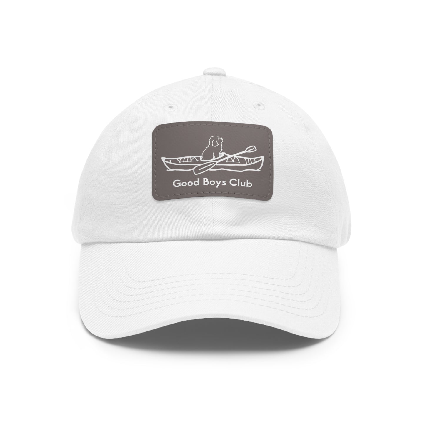 Good Boys Club Little Fluff Kayak Dog - Hat with Leather Patch
