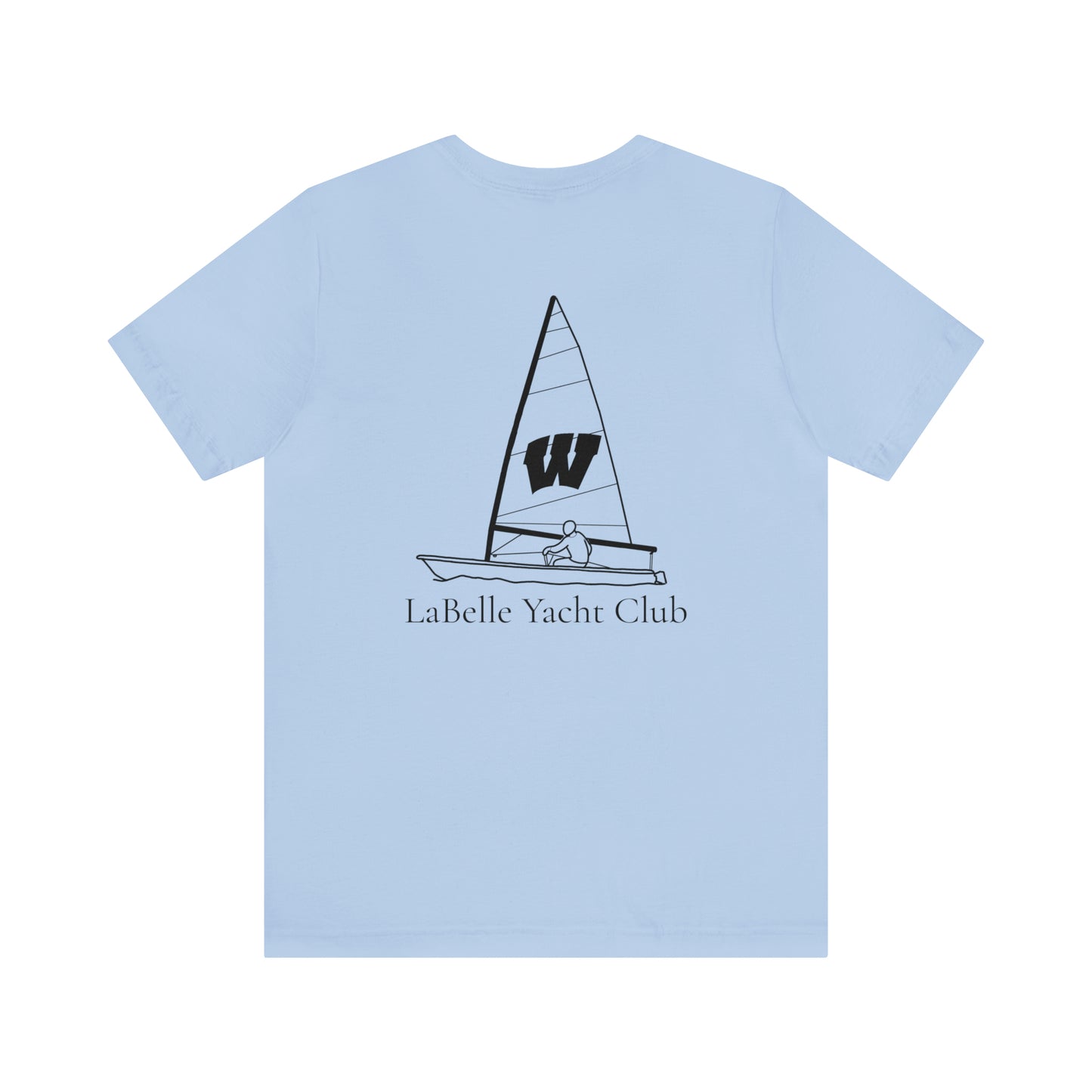 LaBelle Yacht Club Wisconsin Sailing - Unisex Lightweight Short Sleeve Tee