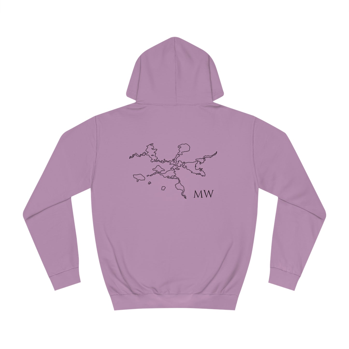 Manitowish Waters Wakeboard Patch - Unisex Hoodie Medium Weight