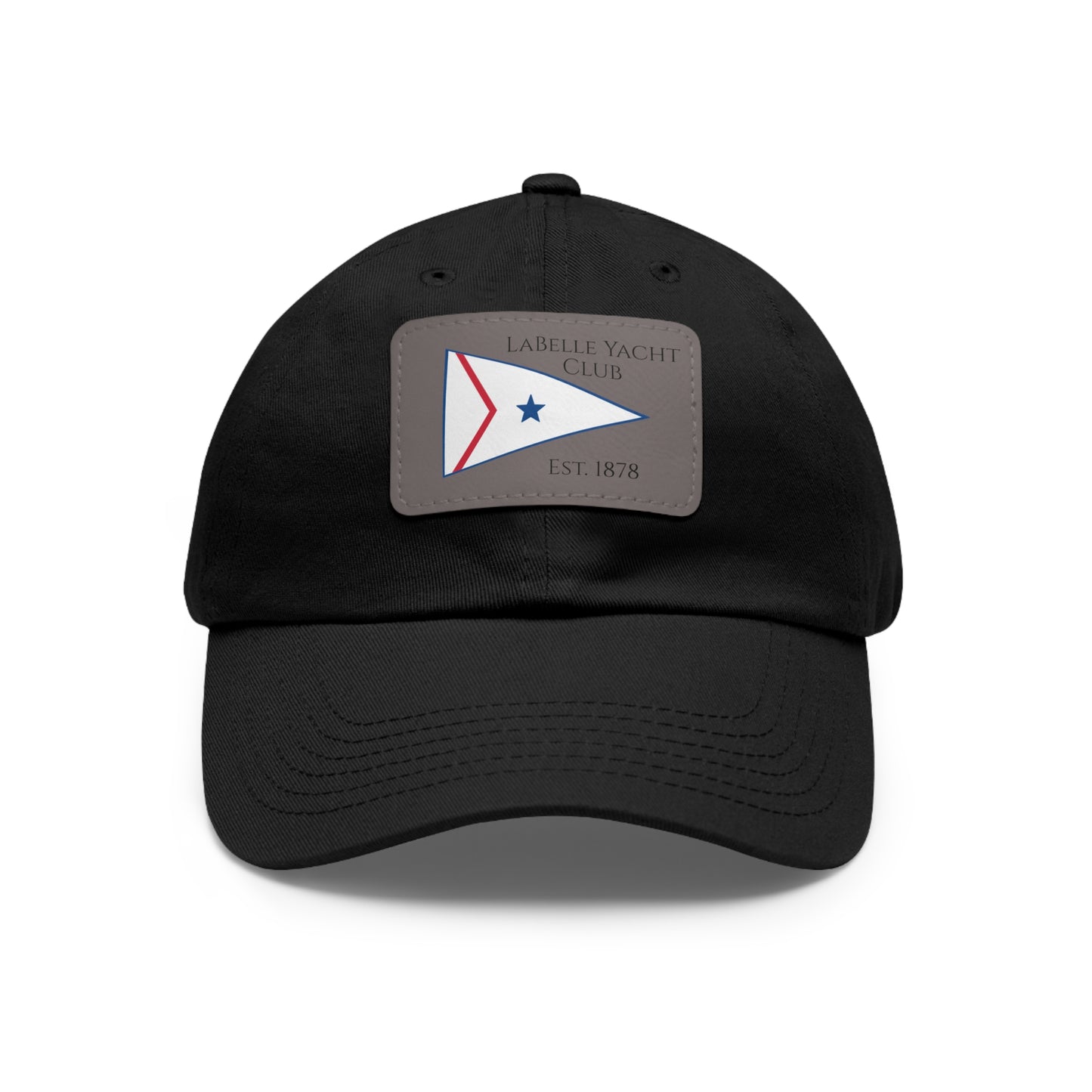 LaBelle Yacht Club Embroidered Hat with Leather Patch