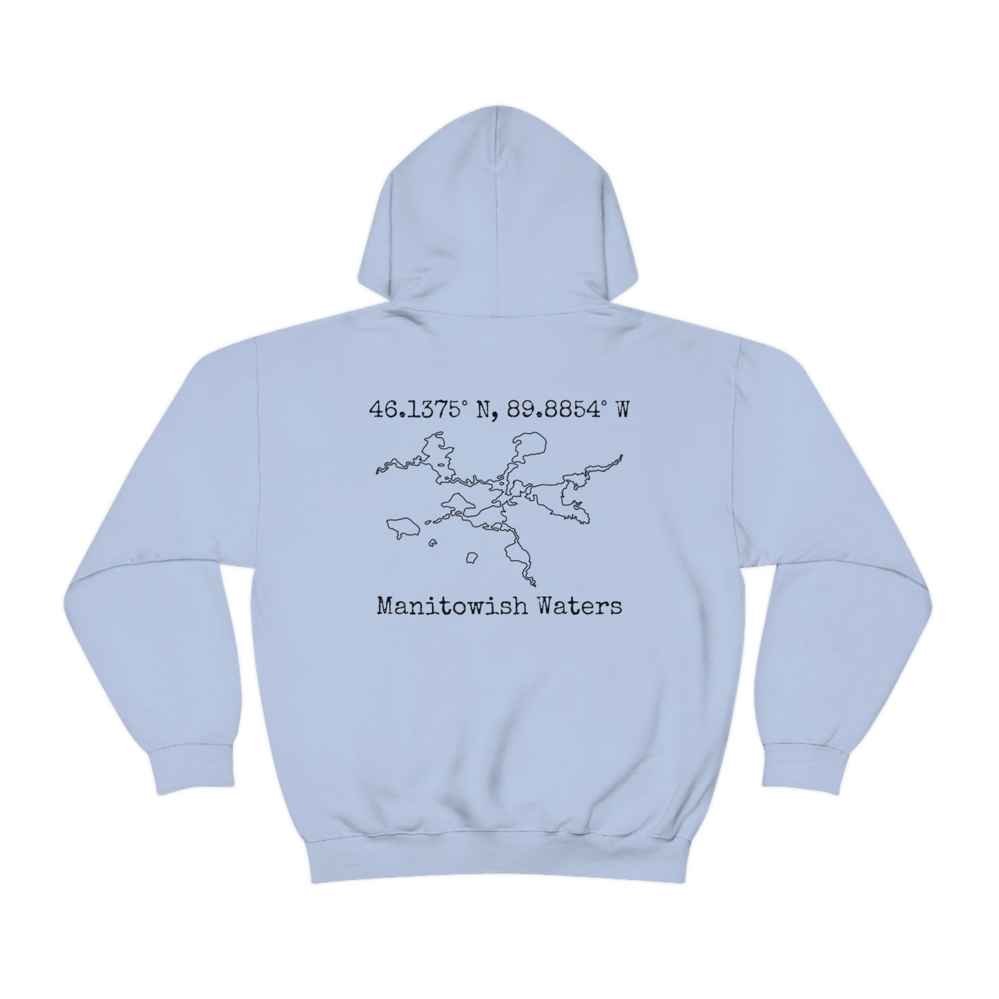 Manitowish Waters Standup Jetski - Unisex Heavy Blend Hooded Sweatshirt