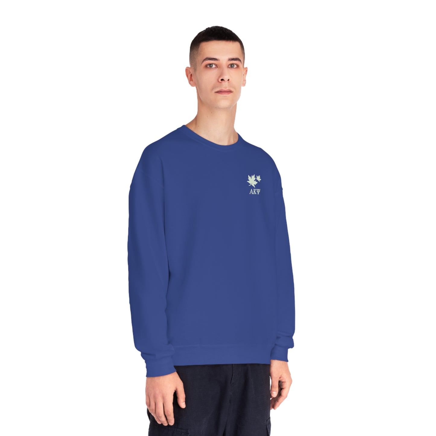 Fall 22 AkPsi With Leaf - Unisex NuBlend® Crewneck Sweatshirt