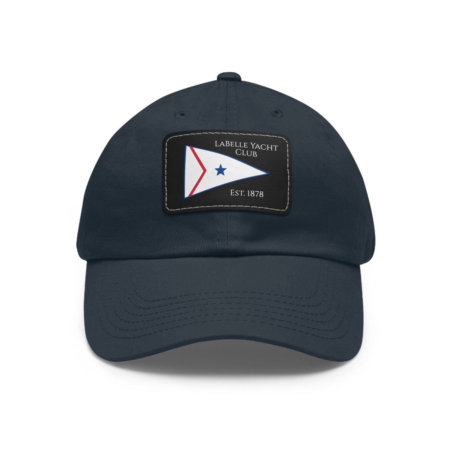 LaBelle Yacht Club Embroidered Hat with Leather Patch
