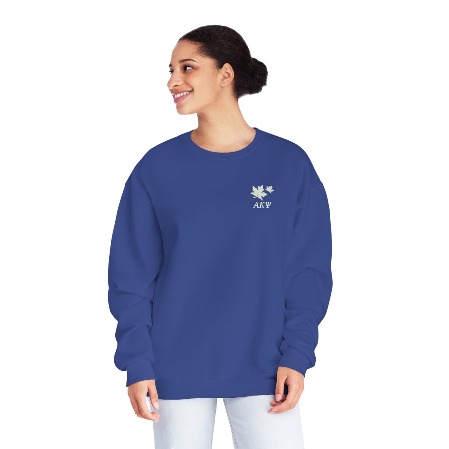 Fall 22 AkPsi With Leaf - Unisex NuBlend® Crewneck Sweatshirt