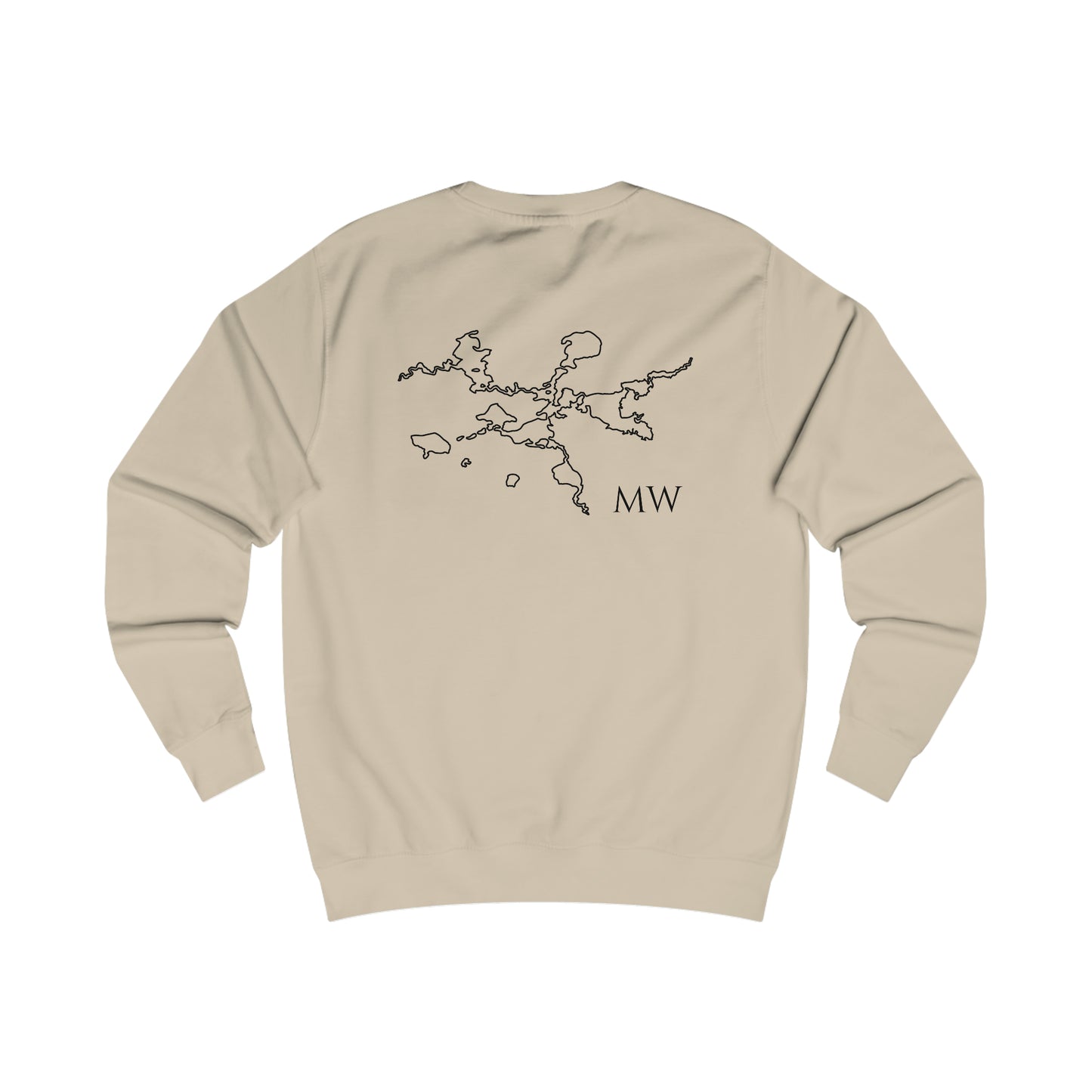 Manitowish Waters Kayak Dog - Men's Sweatshirt
